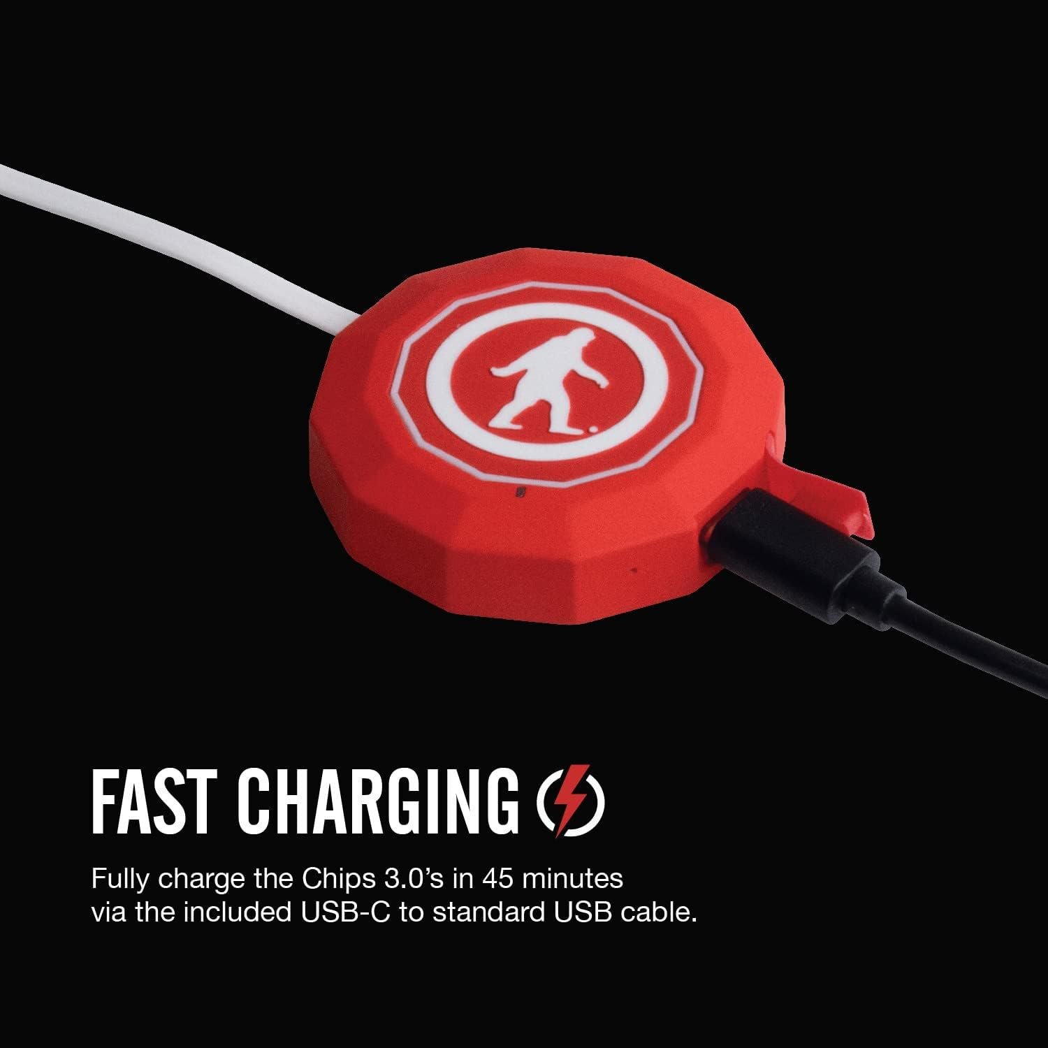 Outdoor Tech - Chips 3.0 Bluetooth Helmet Speakers - True Wireless Helmet Bluetooth Headphones for Skiing, Snowboarding, Mountain Biking, and Climbing, Red - Image 8