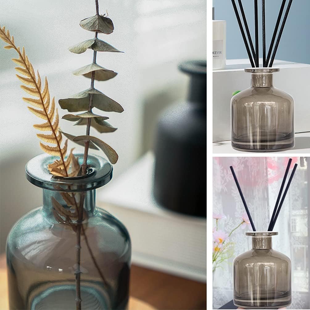 1PCS 150ml/5oz Glass Diffuser Bottle Jars Pot Empty Refillable Exquisite Essential Oils Container for DIY Reed Diffuser Sticks Sets Crafts Decor Essential Oil Diffuser Gift - Image 5