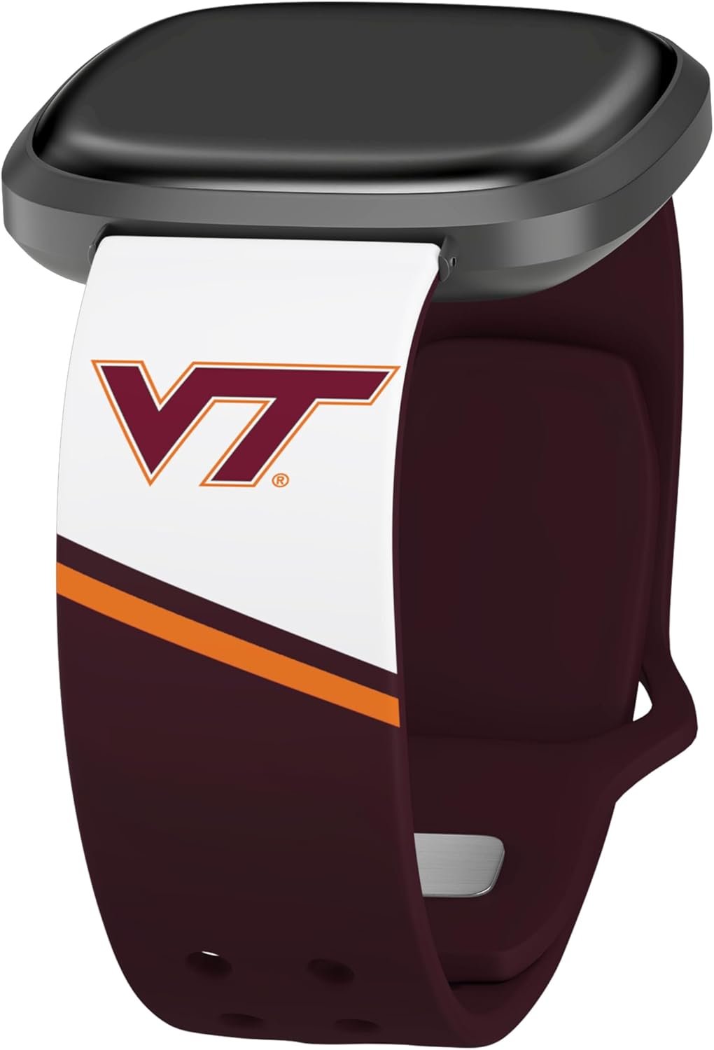 Affinity Bands Virginia Tech Hokies Champion Series HD Watch Band Compatible with Fitbit Versa 3 & Sense - Image 2