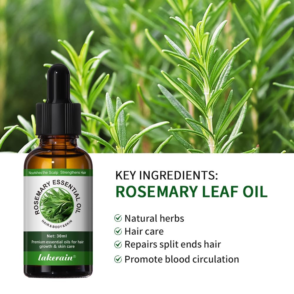 LADYFOX Rosemary Oil, Organic 100% Pure Natural for Hair Growth and Skin Care, 1.01 Fl Oz - Image 5