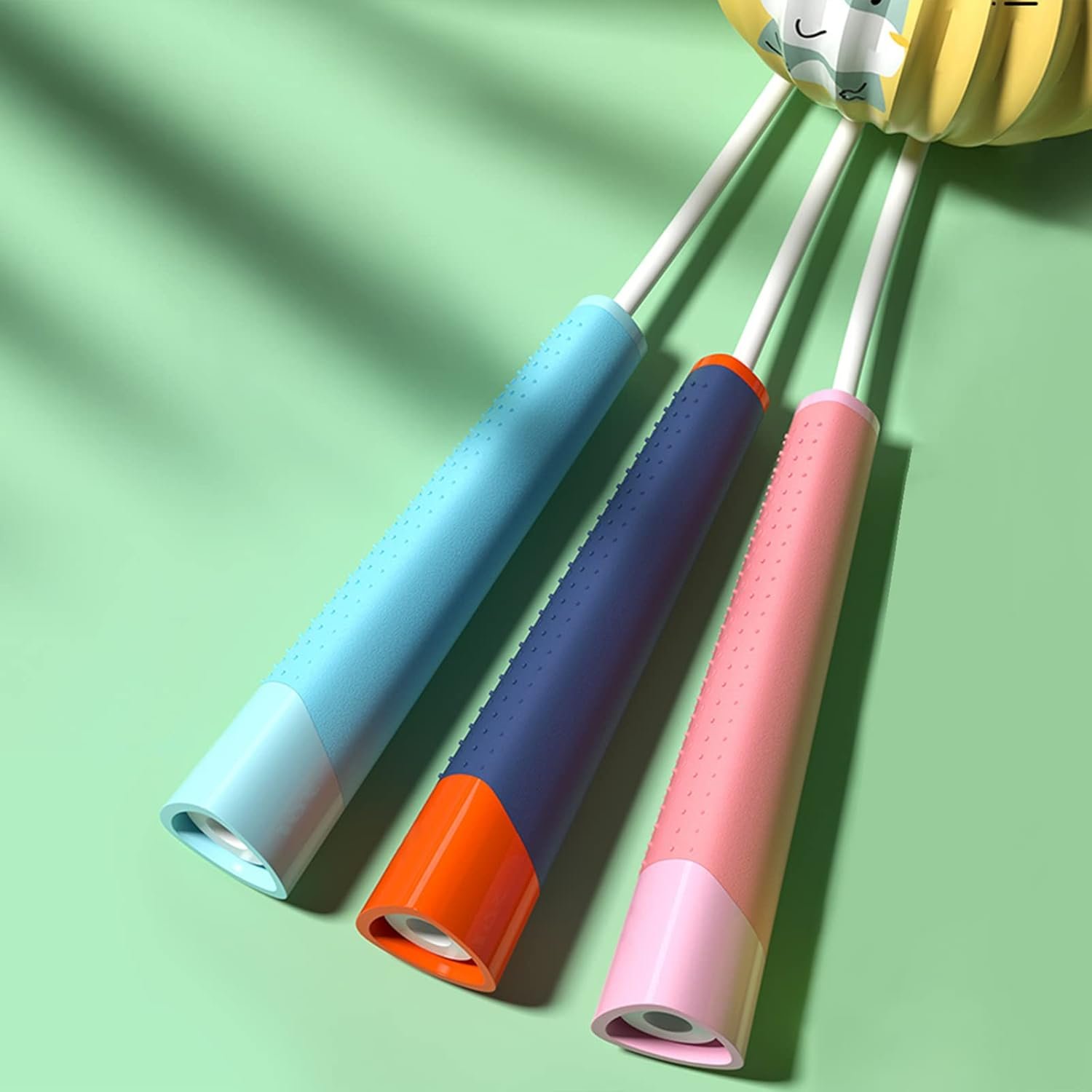 Kids Jump Rope with Silicone Comfortable Grips, Adjustable Tangle-Free Fitness Skipping Rope for kids girls boys women and men,Training, Workout and Weight Loss - Image 7