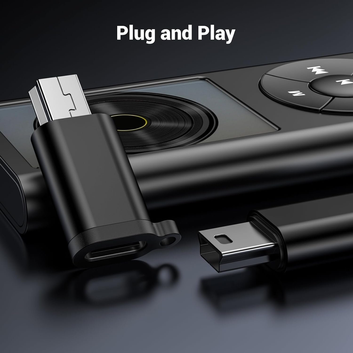 Mini USB Adapter,USB C to Mini USB Adapter, Type C Female to Mini USB 2.0 Male Converter Connector Support Charge & Data Sync for GPS Receiver/Digital Camera/Dash Cam/MP3 Player etc.(5 Pack) - Image 6