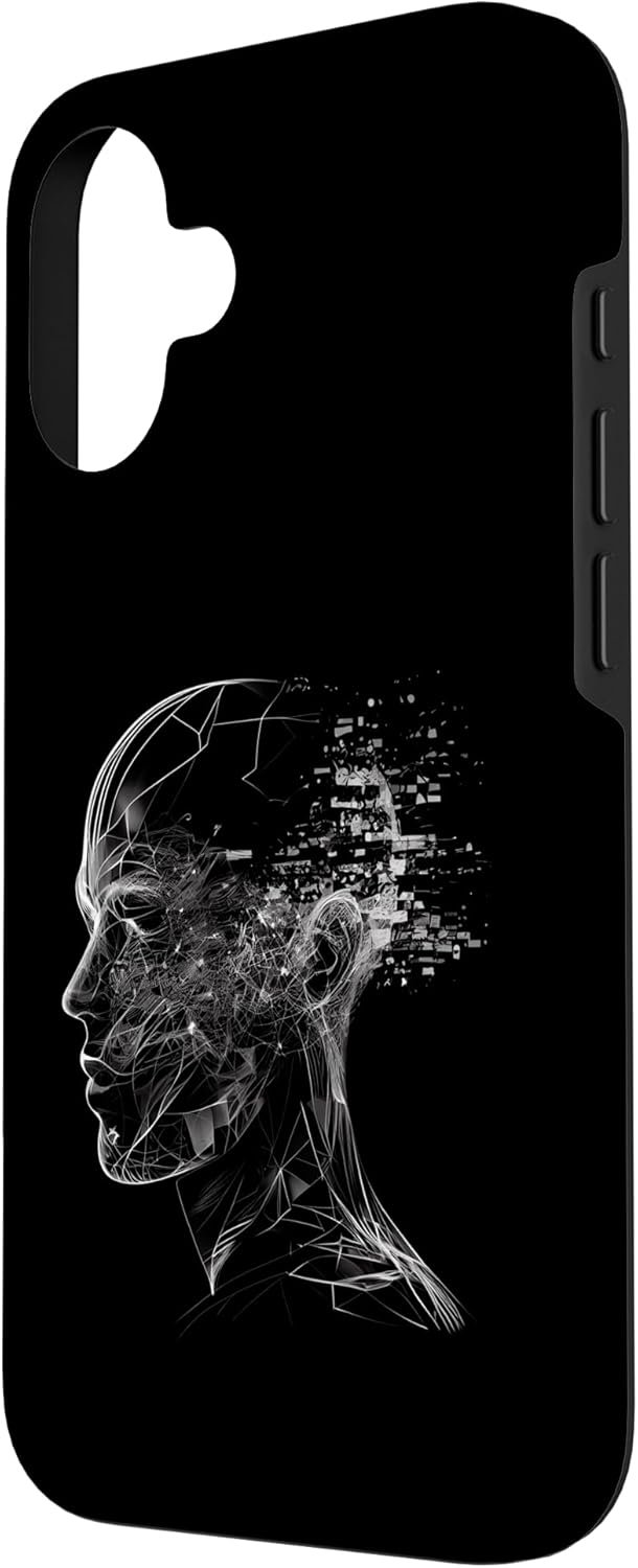 iPhone 16 Artificial Intelligence Futuristic Robot Cyborg Android AI Case - Image 3
