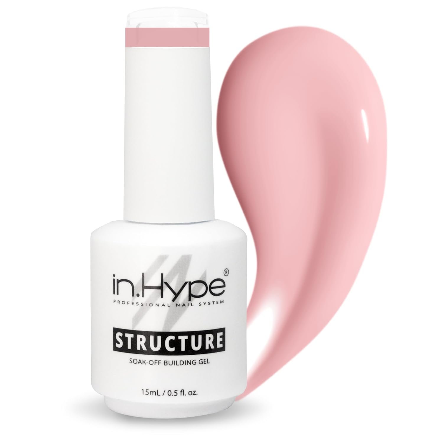 IN.HYPE Structure/Liquid Builder Gel/Hard Gel in a Bottle (BIAB) for Nail Enhancing/Overlays/Strengtenning (Lace) - Image 2