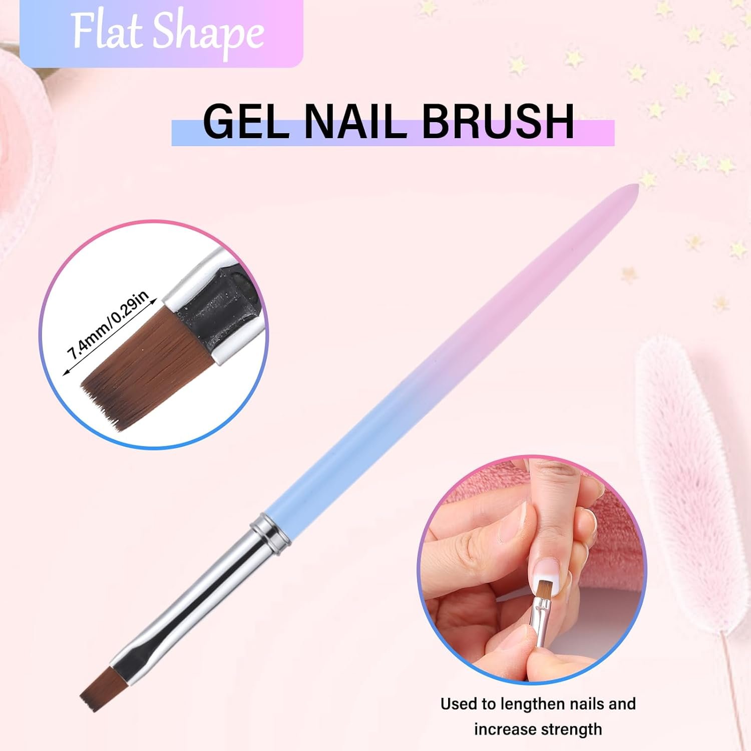 for OPI Nail Polish Remover, 3PCS Nail Clean UP Brushes for Cleaning Polish Mistakes on the Cuticles, Acetone Resistant Nail Brush for Nail Art and Designs - Image 7