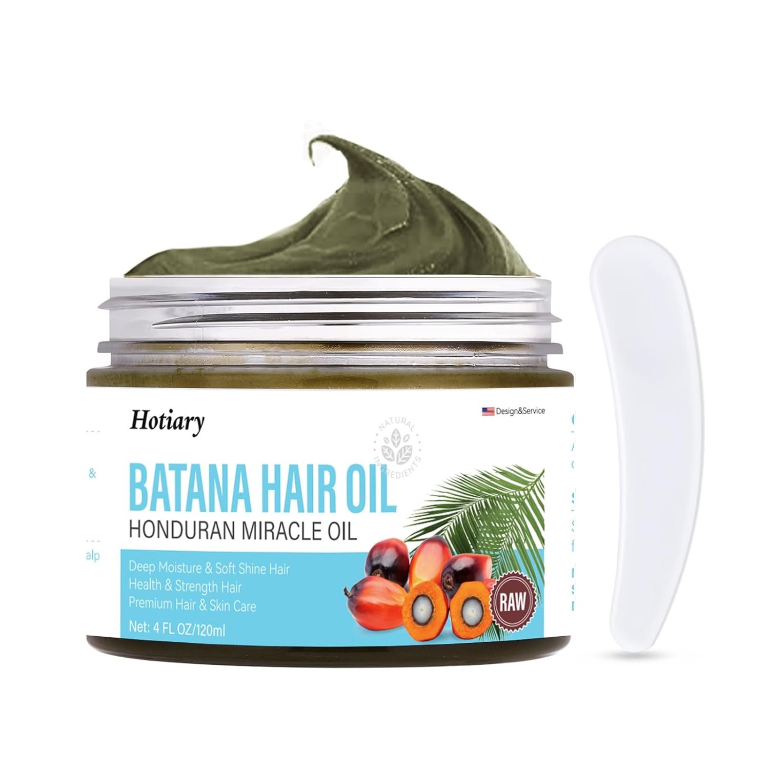 Batana Oil for Hair Growth, Unrefined Pure Raw Batana Oil from Honduras, Dr. Sebi Organic Hair Growth Oil Hair Masks, Promotes Hair Growth and Thickness 4 oz - Image 2