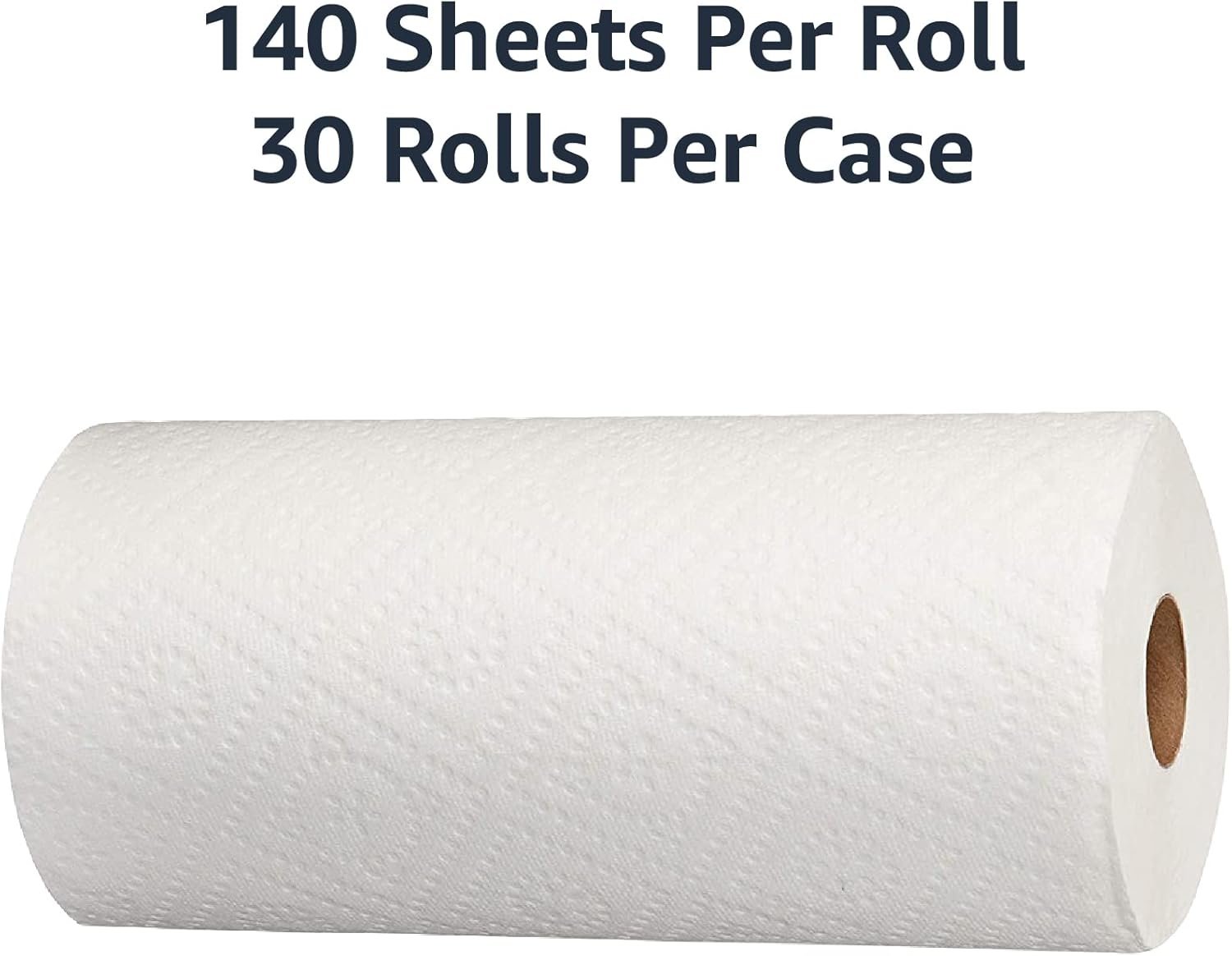 AmazonCommercial 2-Ply White Adapt-a-Size Kitchen Paper Towels (SOFI-056) | Bulk | Adapt-a-size | Individually Wrapped | FSC Certified |140 Towels per Roll (30 Rolls)(11 x 6 Sheet) - Image 3