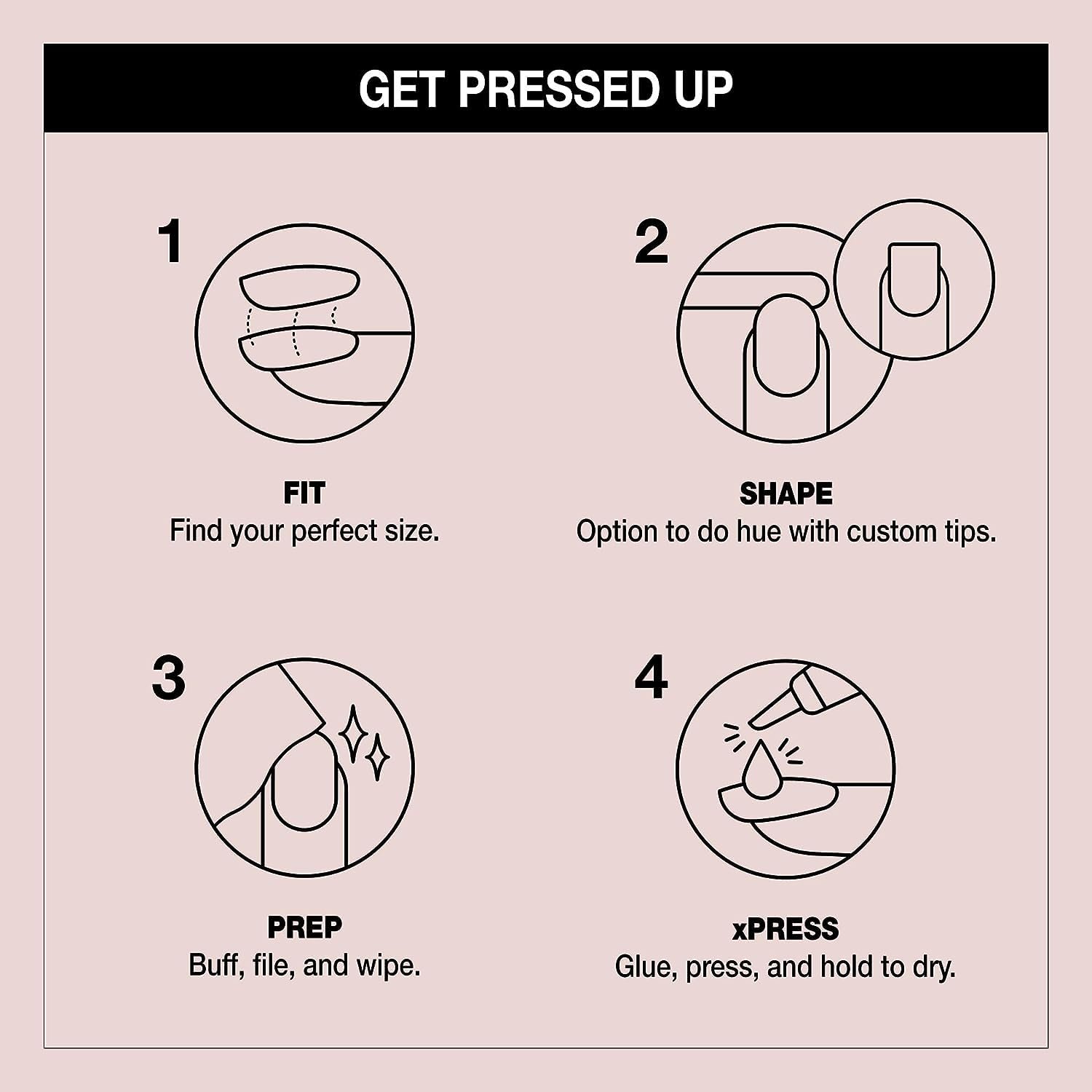 Bundle of OPI xPress/ON Press On Nails, With Nail Glue, French Tip Nail Art, Short, French Press + OPI Nail Envy, Nail Strengthening Treatment, Stronger Nails in 1 Week, Vegan Formula, 0.5 fl oz - Image 5