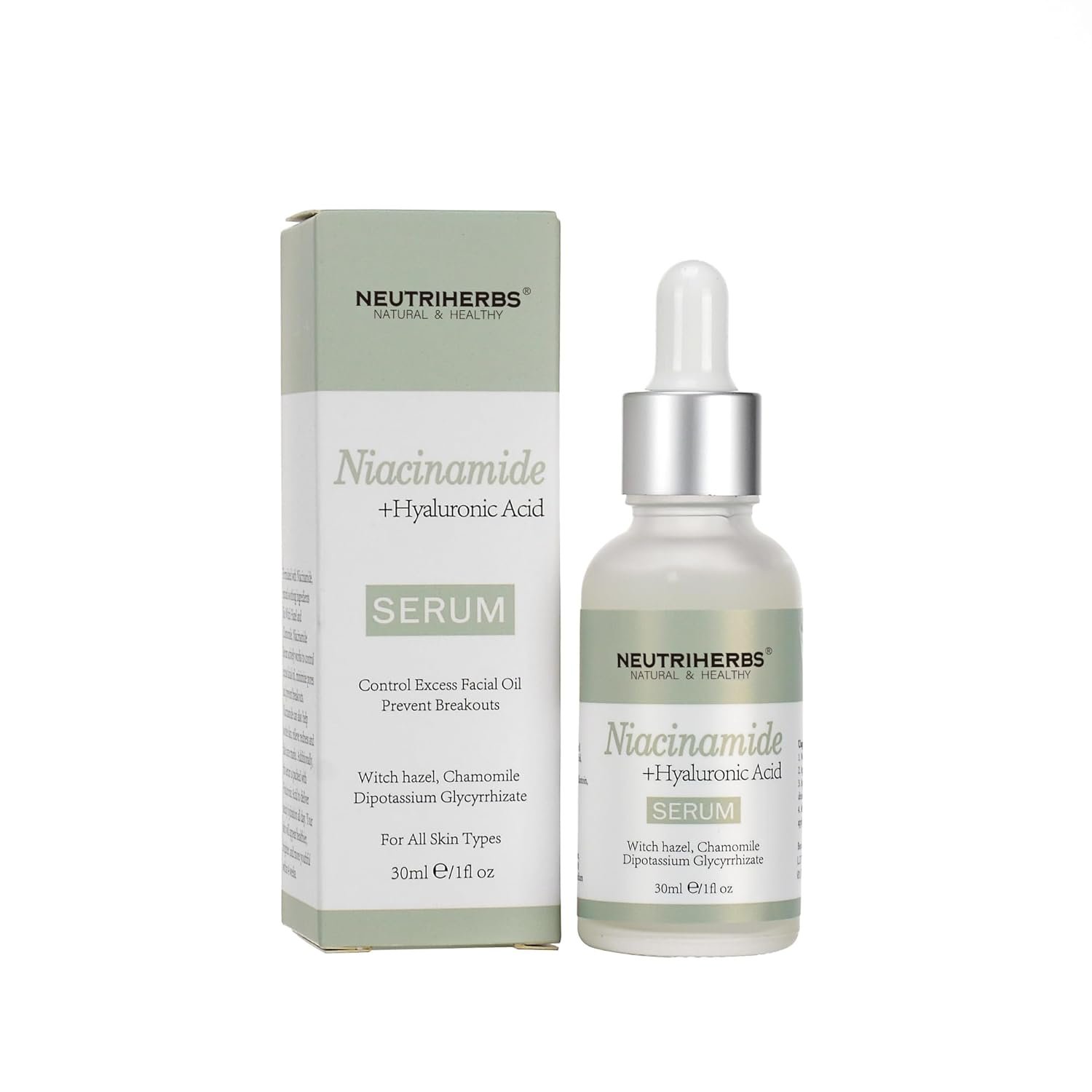 Neutriherbs 4% Niacinamide Serum for Face the Ordinary + HA,Effectively Work to Control Excess Facial Oil, Minimize the Pores and Prevent Breakouts, Best Niacinamide Serum For Oily Skin - Image 2