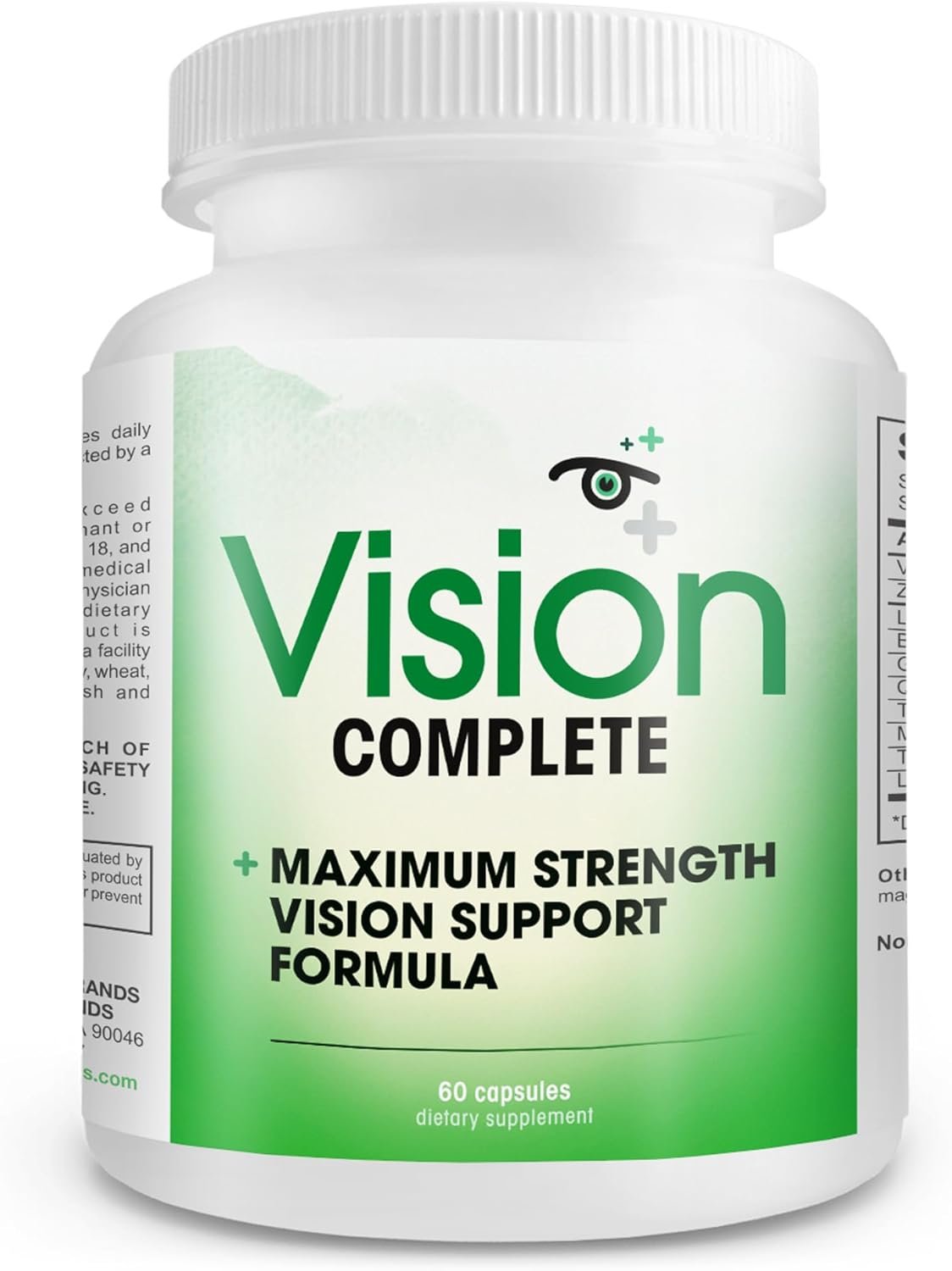 Vision Complete Natural Eye Support Formula Maximum Strength Vision Support Blend of Lutein in One Daily Vision Supplement. - Image 2