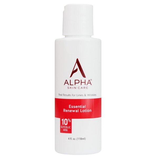 Alpha Skin Care Essential Renewal Lotion | Anti-Aging Formula | 10% Glycolic Alpha Hydroxy Acid (AHA) | Reduces the Appearance of Lines & Wrinkles | For Normal to Dry Skin | 4 Fl Oz (Pack of 1) - Image 2