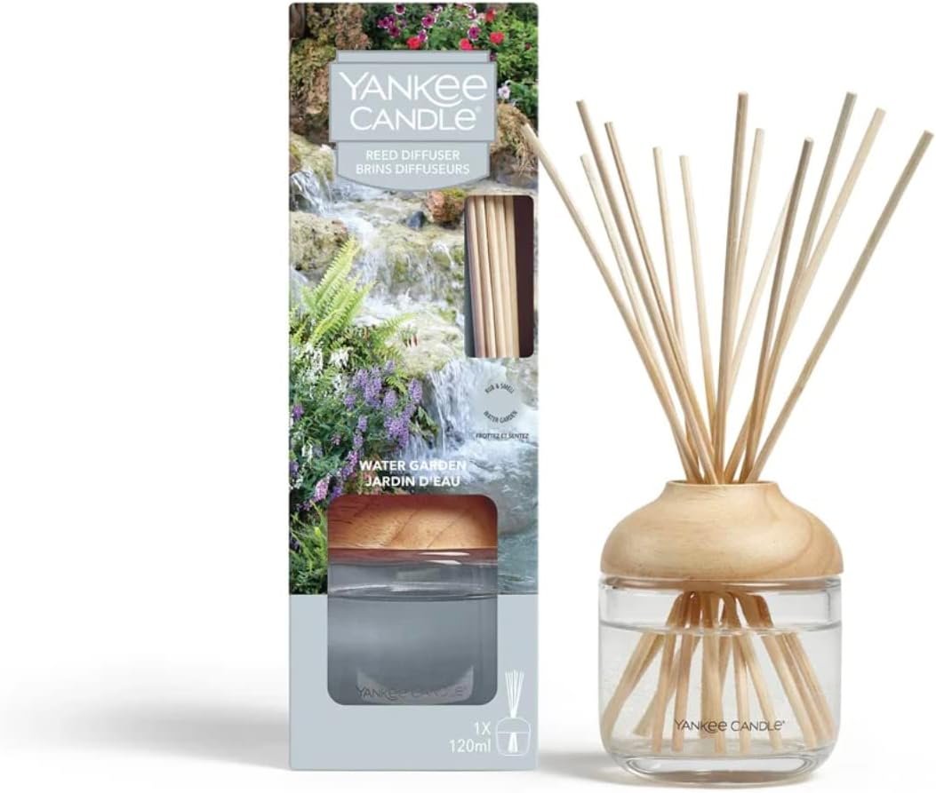Yankee Candle Water Garden Large 4oz Highly Fragranced Reed Diffuser - Image 2
