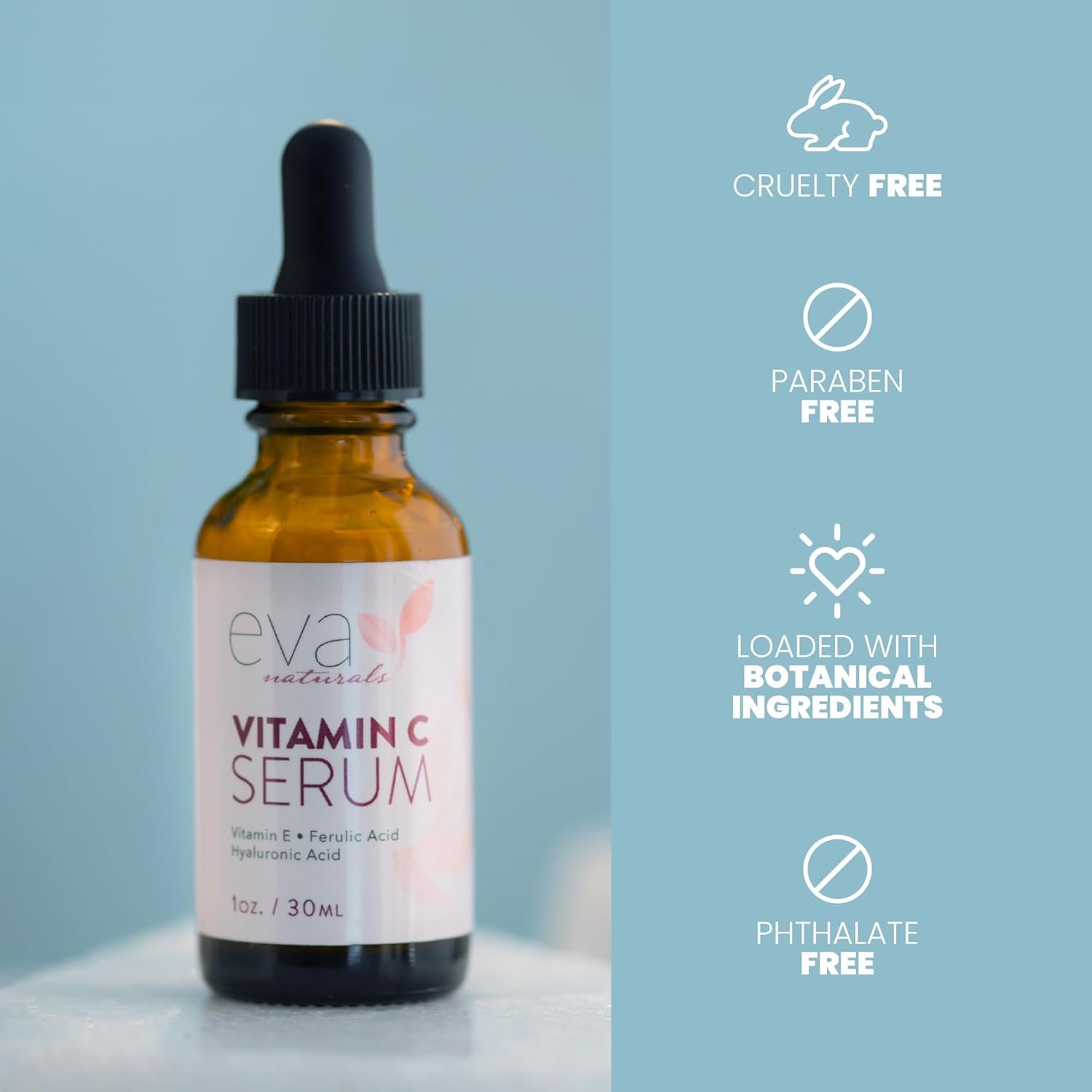 Vitamin C Serum 20% For Face, Pure Vitamin C Face Serum for Wrinkles, Acne, Dry Skin, and Dark Spots - Facial Vitamin C Serum (1oz) - Image 9