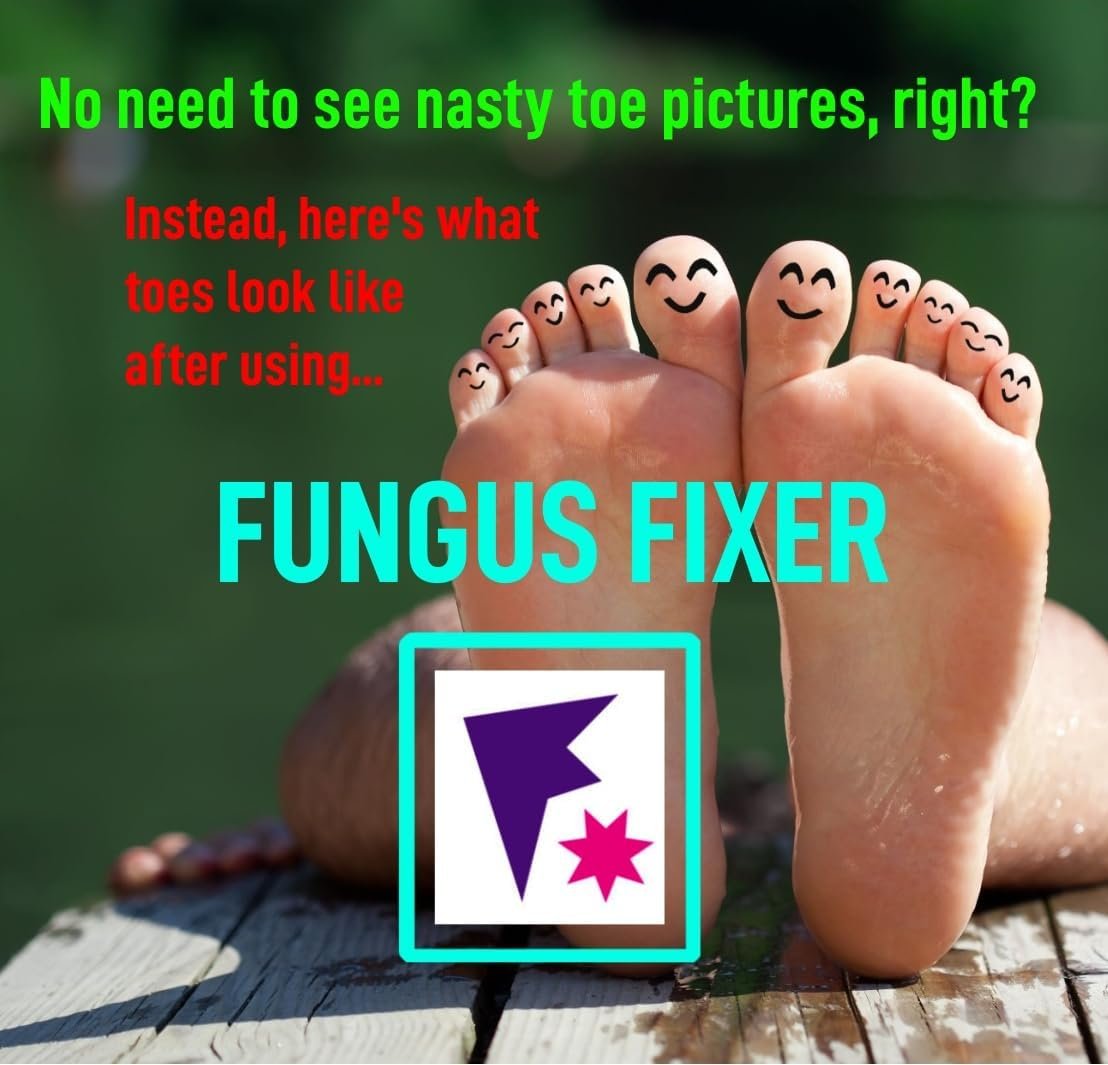 First Aid for Athlete's Foot & Toe Nail Fungus, Fungus Fixer is Safe, Fast & Effective, Max Strength, Developed by Athletes & Doctors, Restore Your Healthy Feet 0.5fl oz - Image 3