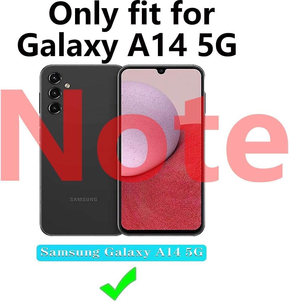 Case for Samsung Galaxy A14 5G Case 6.6''Glitter Bling for Women Girls Sparkle Cover Cute Protective Phone Cases (Blue) - Image 3