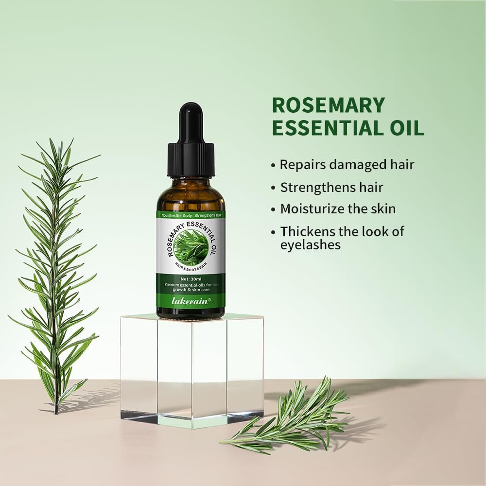 LADYFOX Rosemary Oil, Organic 100% Pure Natural for Hair Growth and Skin Care, 1.01 Fl Oz - Image 3