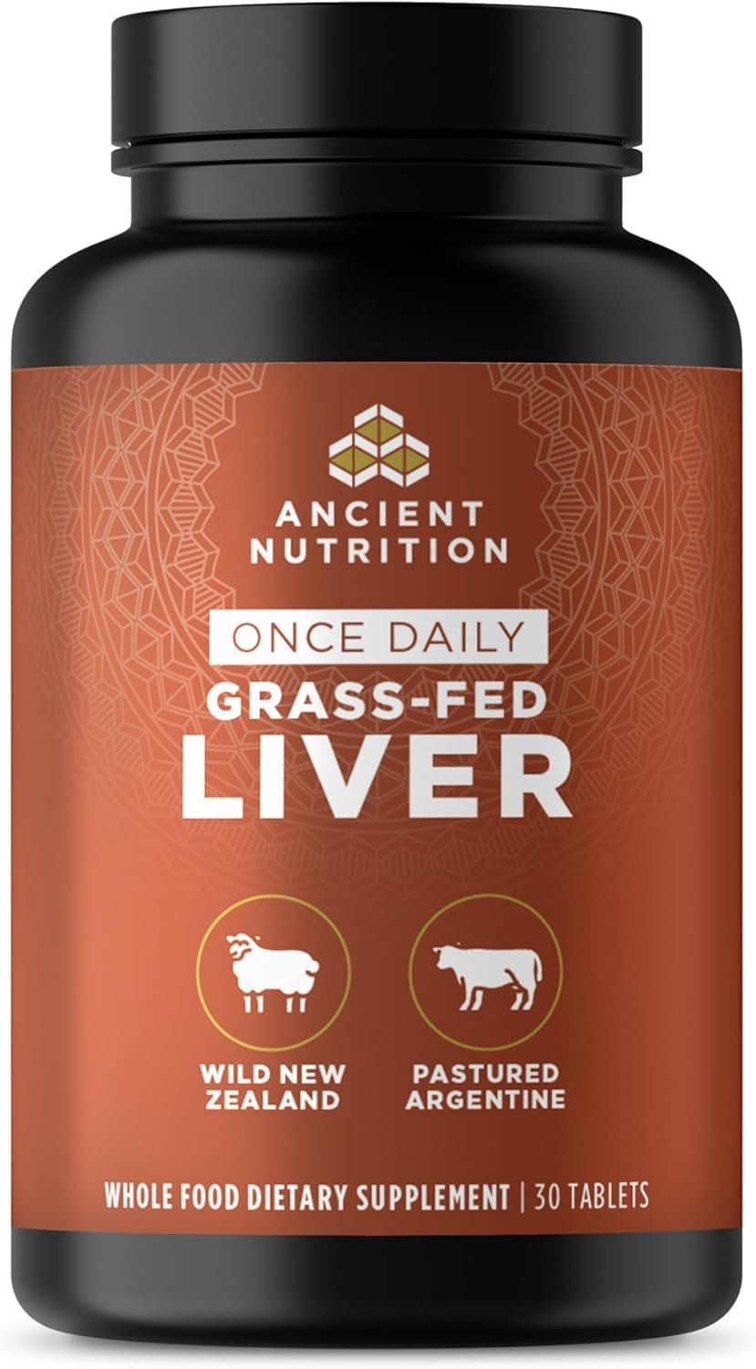 Ancient Nutrition Organ Supplements, Once Daily Grass-Fed and Wild Organ Complex Capsules, Beef & Lamb Liver, Supports Healthy Blood, Gut, and Liver, 30 Ct - Image 2