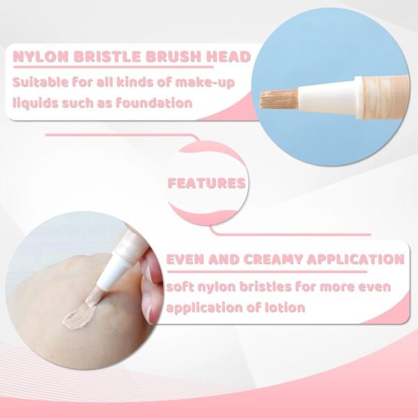10 Pack 3ml Nail Oil Pen Refillable Transparent Twist Pens, Cuticle Oil Brush for Nails, Empty Nail Oil Pen with Brush Tip, Cuticle Oil Container (10) - Image 5