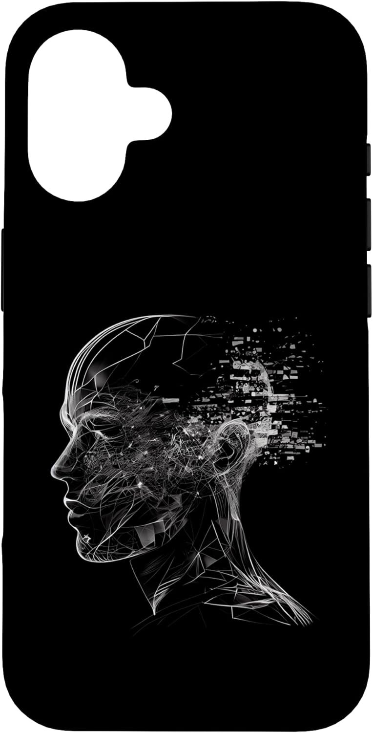 iPhone 16 Artificial Intelligence Futuristic Robot Cyborg Android AI Case - Image 2