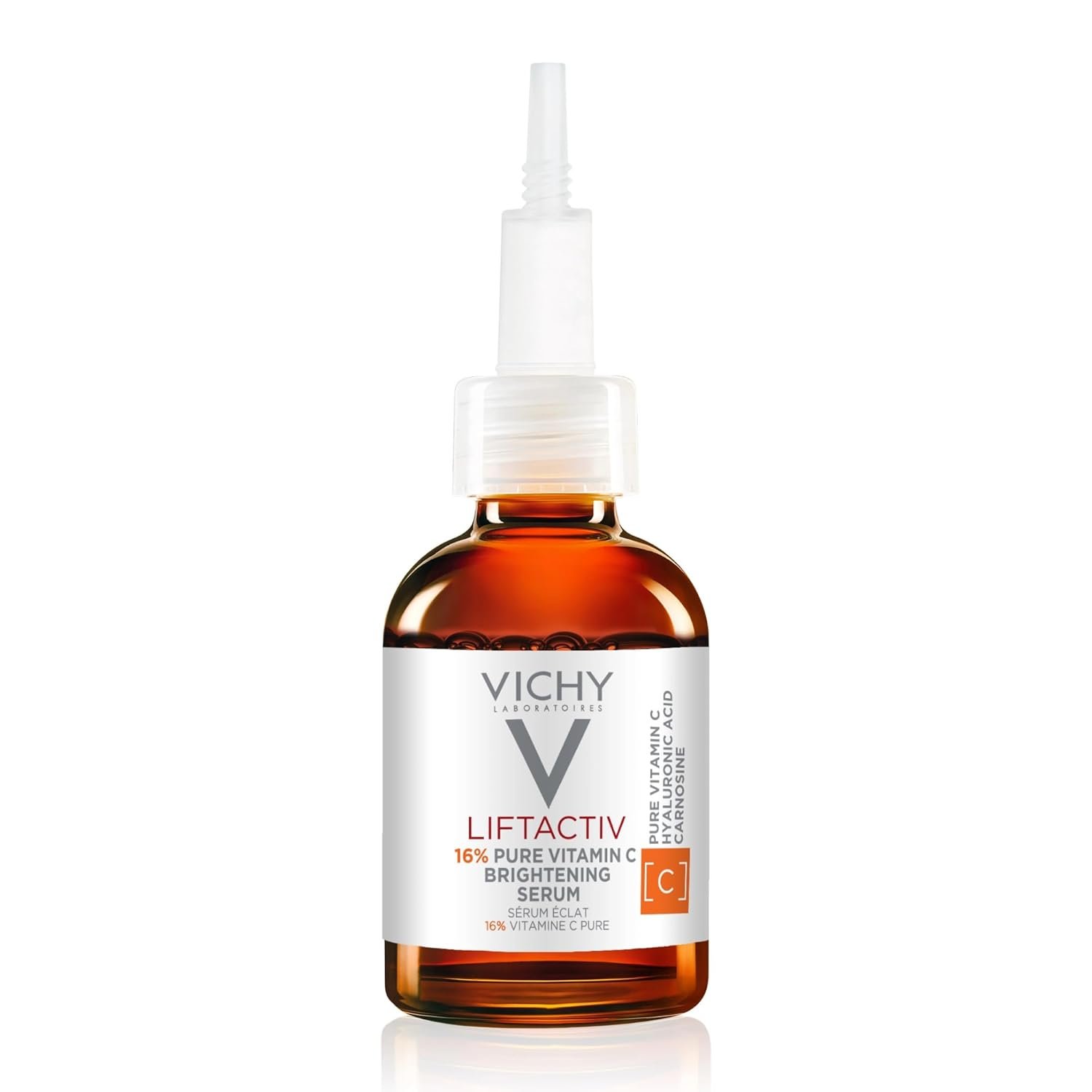 Vichy LiftActiv Vitamin C Serum For Face | Brightening Serum With 16% Pure Vitamin C + Hyaluronic Acid + Vitamin E | Improves Radiance & Firmness | Anti Aging Serum Protects Skin From Discoloration - Image 2