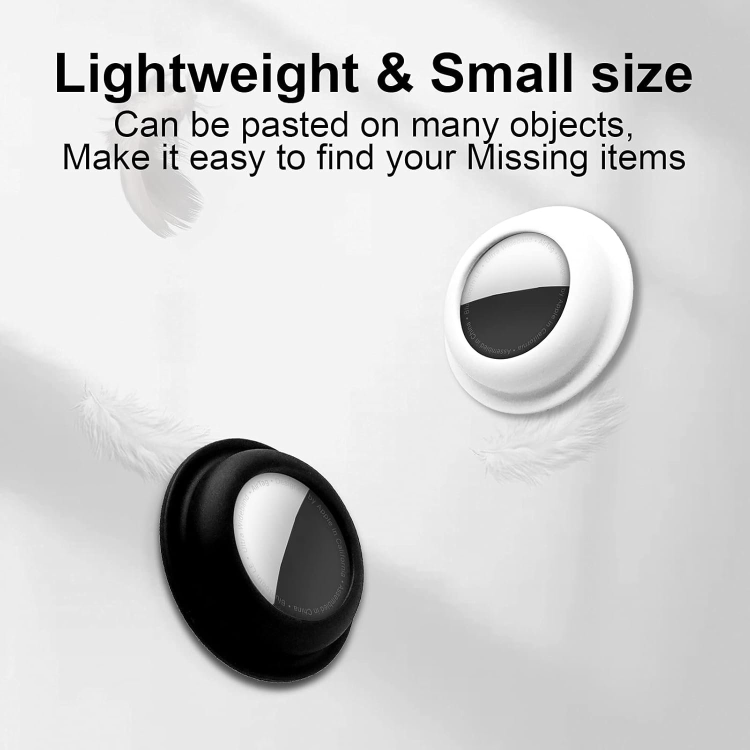 Aimtel Case Compatible with Apple Airtag Case Air Tag Holder Cover Airtag Sticker Stick on Adhesive Mount Airtag for Tv Remote Car AirTags Case 4 Pack - Image 5