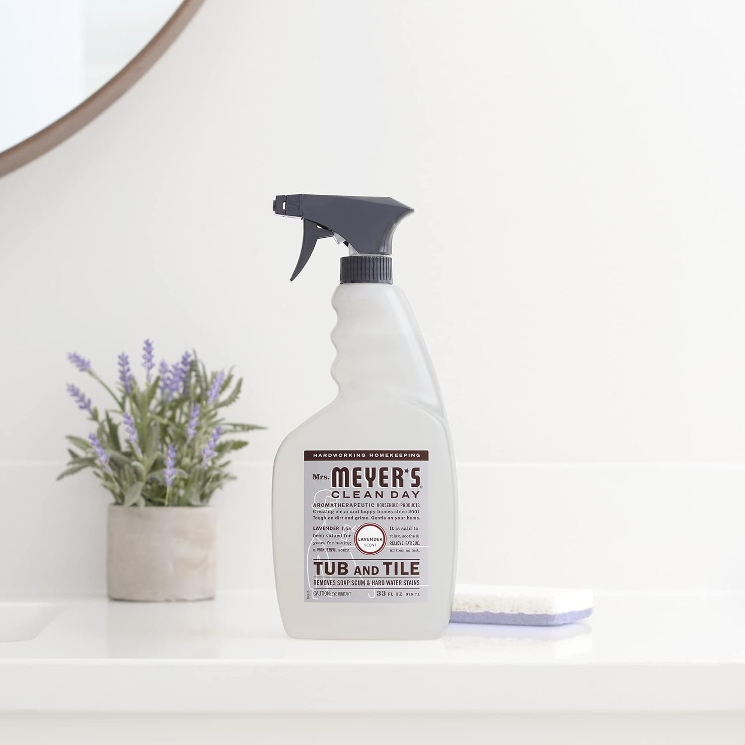 MRS. MEYER'S CLEAN DAY Tub and Tile Cleaner, Lavender, 33 Fluid Ounce - Image 6