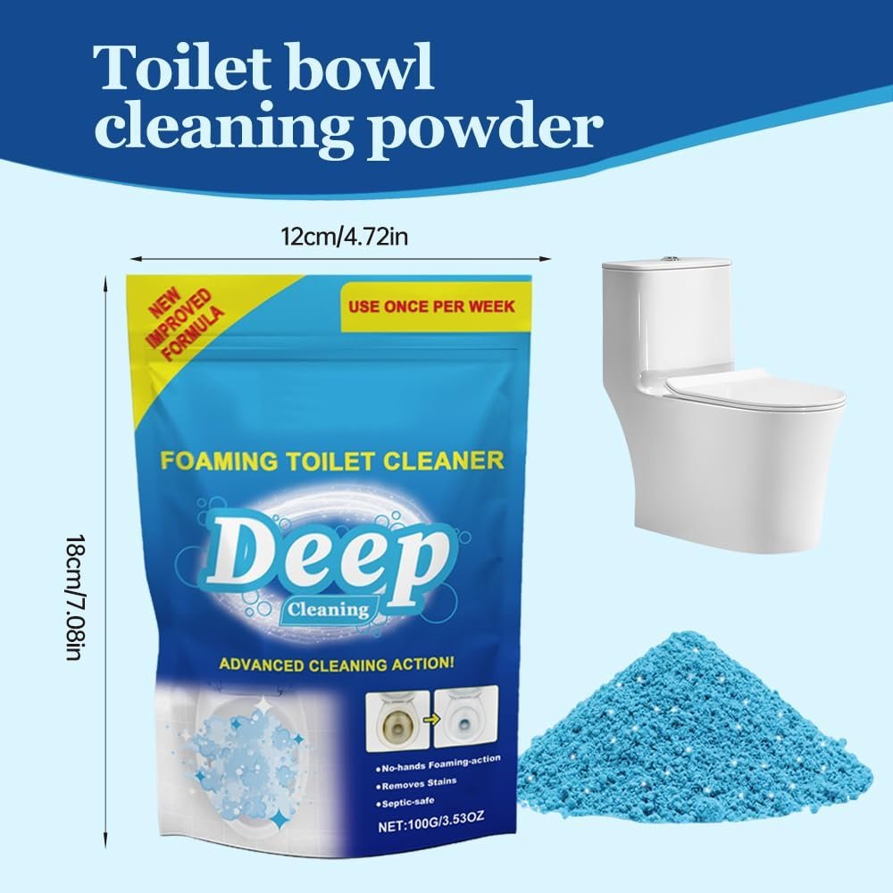 Toilet Cleaner, 2024 New Foam Toilet Cleaner Toilet Bowl Cleaners, Powerful Foaming Toilet Bowl Cleaner, Deep Cleaning (1) - Image 3
