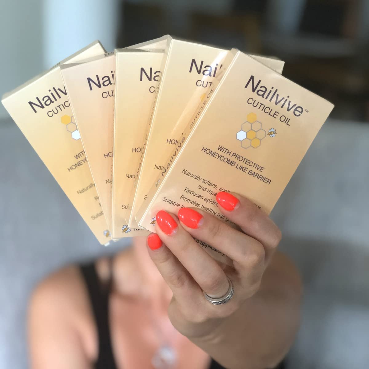 Nailvive Six Pens Cuticle oil Revitalizing Oils unique natural complex of rich oils to provide moisture, protect nourish dry brittle cracked cuticles, nails, and skin (CUTICLE OIL 6X PACK) - Image 8