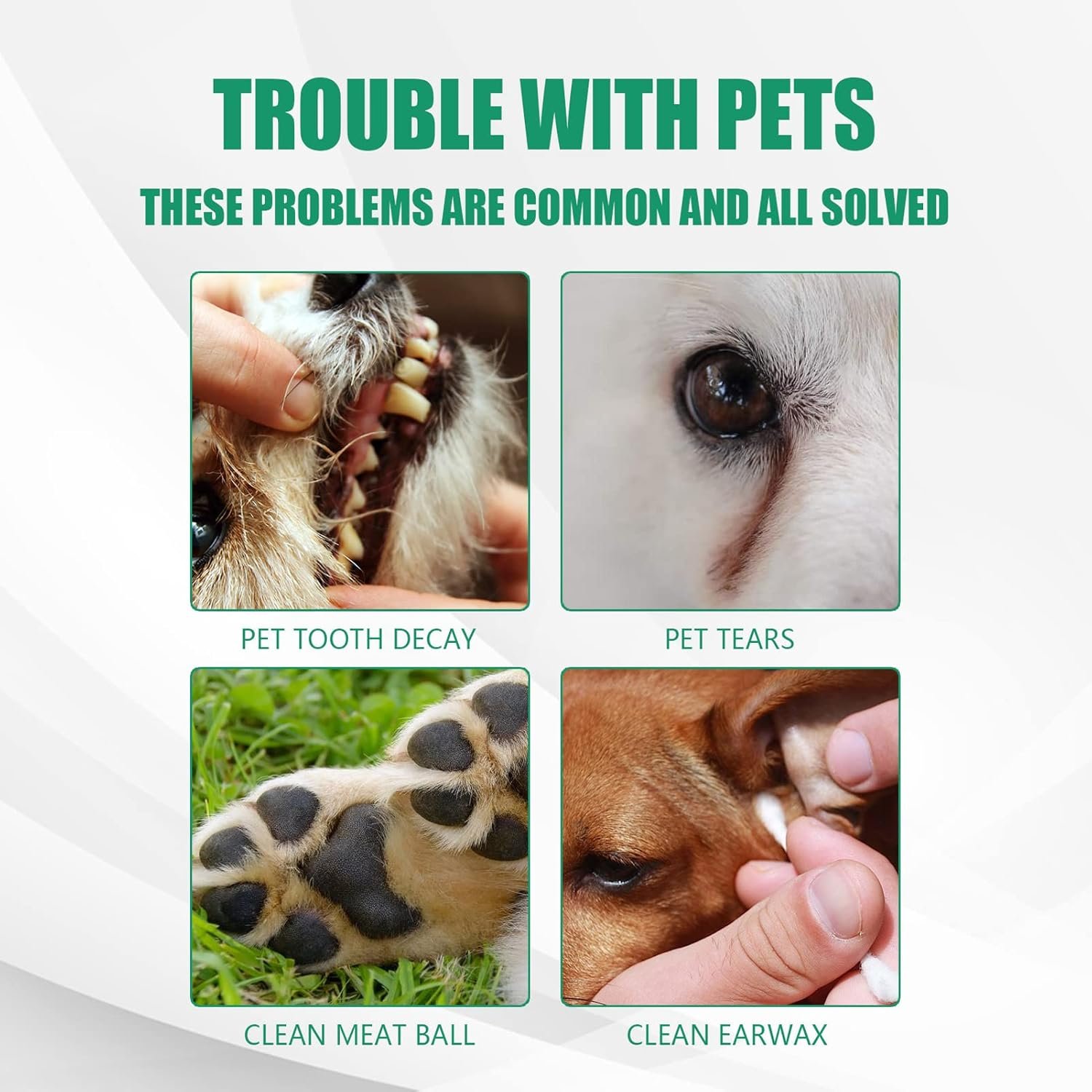 HEEPDD 20Pcs Dog Dental Wipes, Dog Teeth Cleaning Finger Wipes for Dogs Cats, Freshen Breath, Reduce Plaque Tartar, No Brushing - Image 6