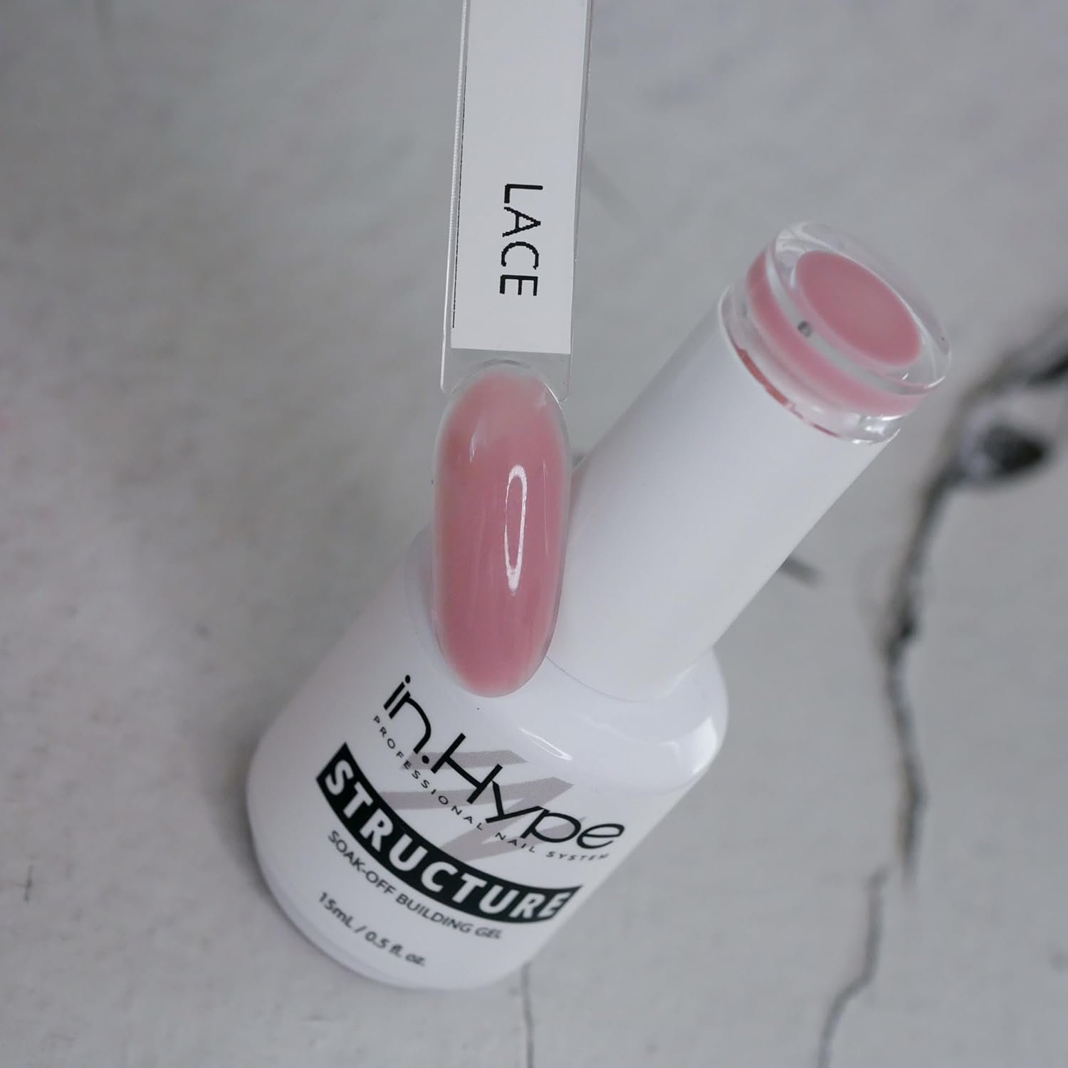 IN.HYPE Structure/Liquid Builder Gel/Hard Gel in a Bottle (BIAB) for Nail Enhancing/Overlays/Strengtenning (Lace) - Image 4