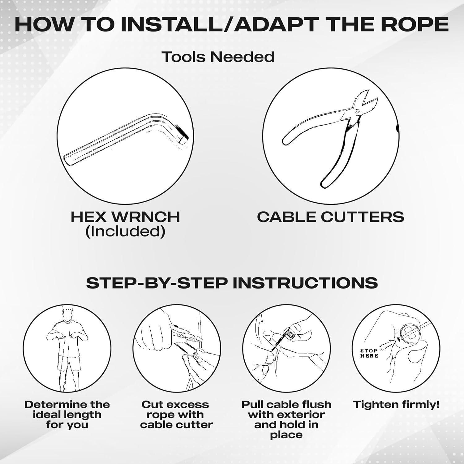 Speed Jump Rope - Tangle-Free - 360° Double Ball Bearings - Aluminium Speedrope - Ideal for Fitness, Boxing and easy Double Under - Speed Rope Set comes whit Tools and Hard Case For Storage - Image 8