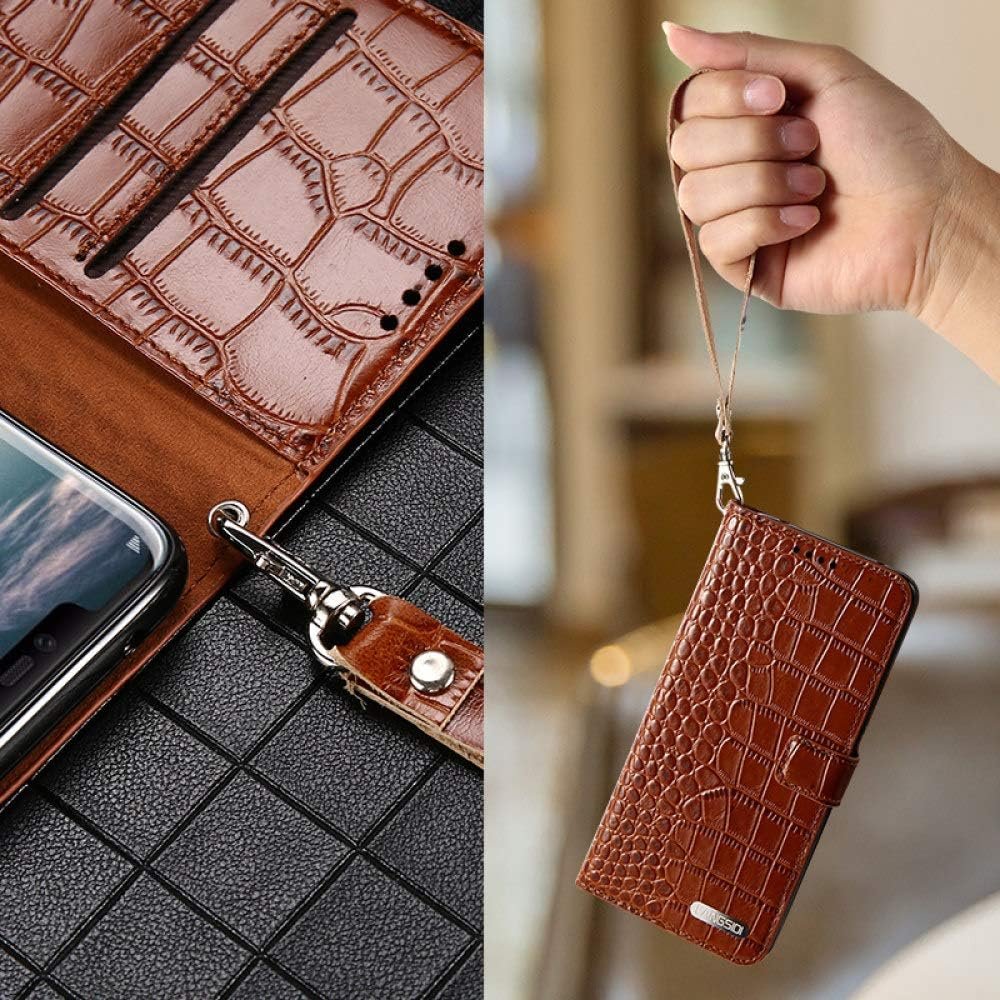 Luxury Crocodile patternLeather Magnetic Phone Flip Case for iPhone 12 11 13 14 Pro Max 13 Mini X XS XR 6 6s 7 8 Plus SE 2020 Card Slot Cover,Black,for iPhone 13 - Image 5