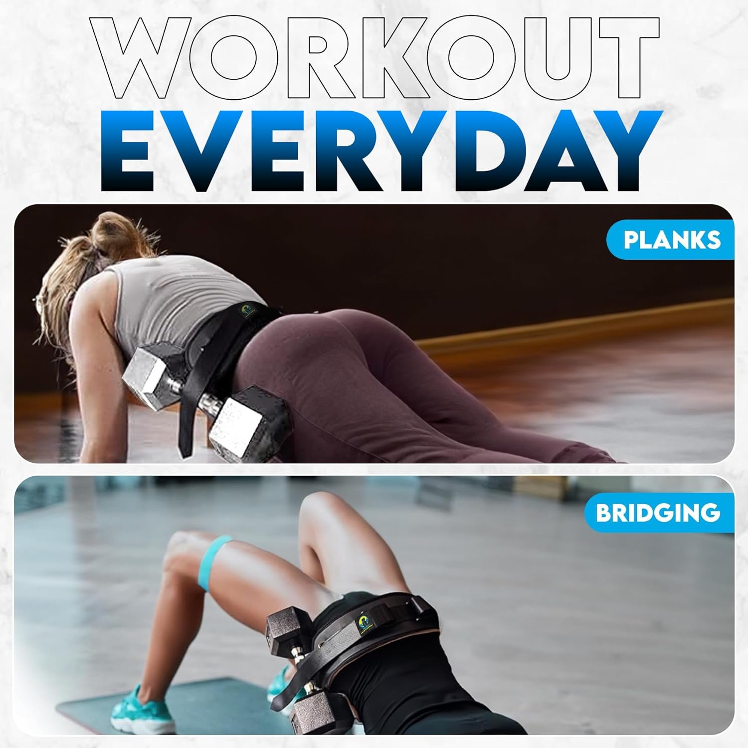 Hip Thrust Belt for Glute Workouts with Resistance Bands Set - Durable Adjustable Strap for Secure and Efficient Training - Perfect for Hip Thrusts, Lunges, Squats, and Leg Exercises - Image 6