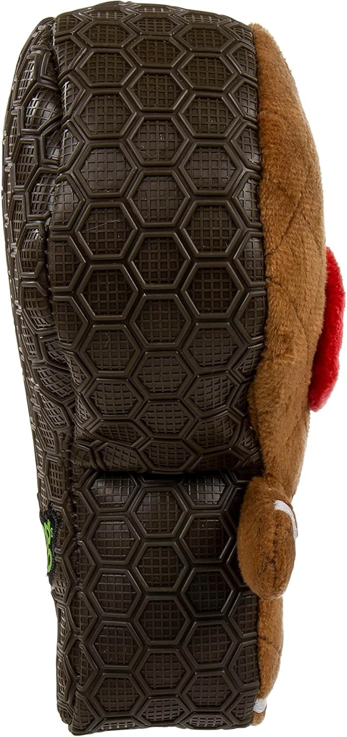 goDog Holiday Collection Mixed Materials TPE-Plush Gingerbread Man Squeaky Dog Toy, Chew Guard Technology - Brown, One Size - Image 8