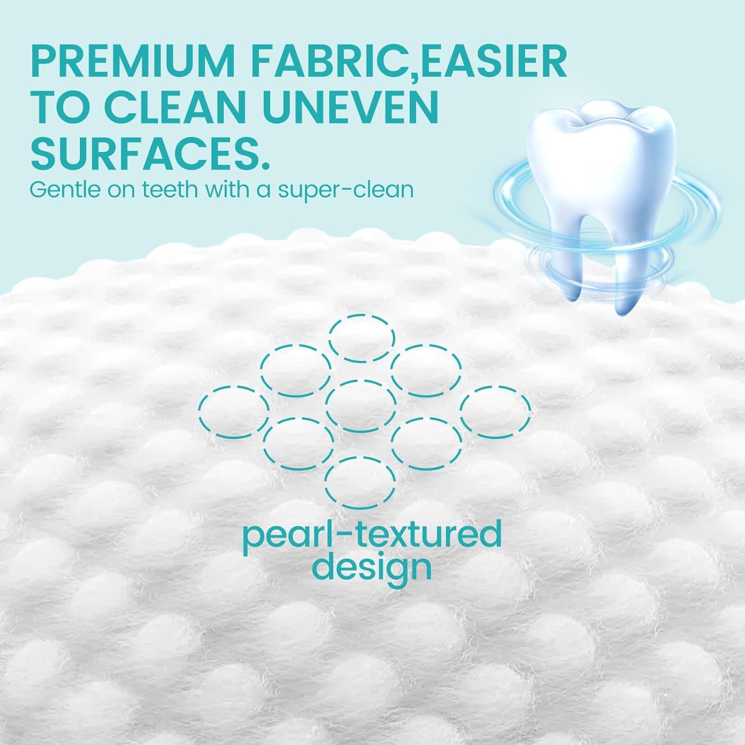 pet Dental Wipes, Dog Teeth Cleaning Wipes, cat Dental Finger Wipes, Green Tea Extract Wipes, pet Oral Health Wipes, Vet-Approved pet Wipes, Double-Sided pet Wipes. - Image 6