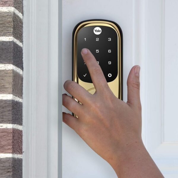 Yale Assure Lock - Wi-Fi Touchscreen Smart Lock - Polished Brass - Image 3