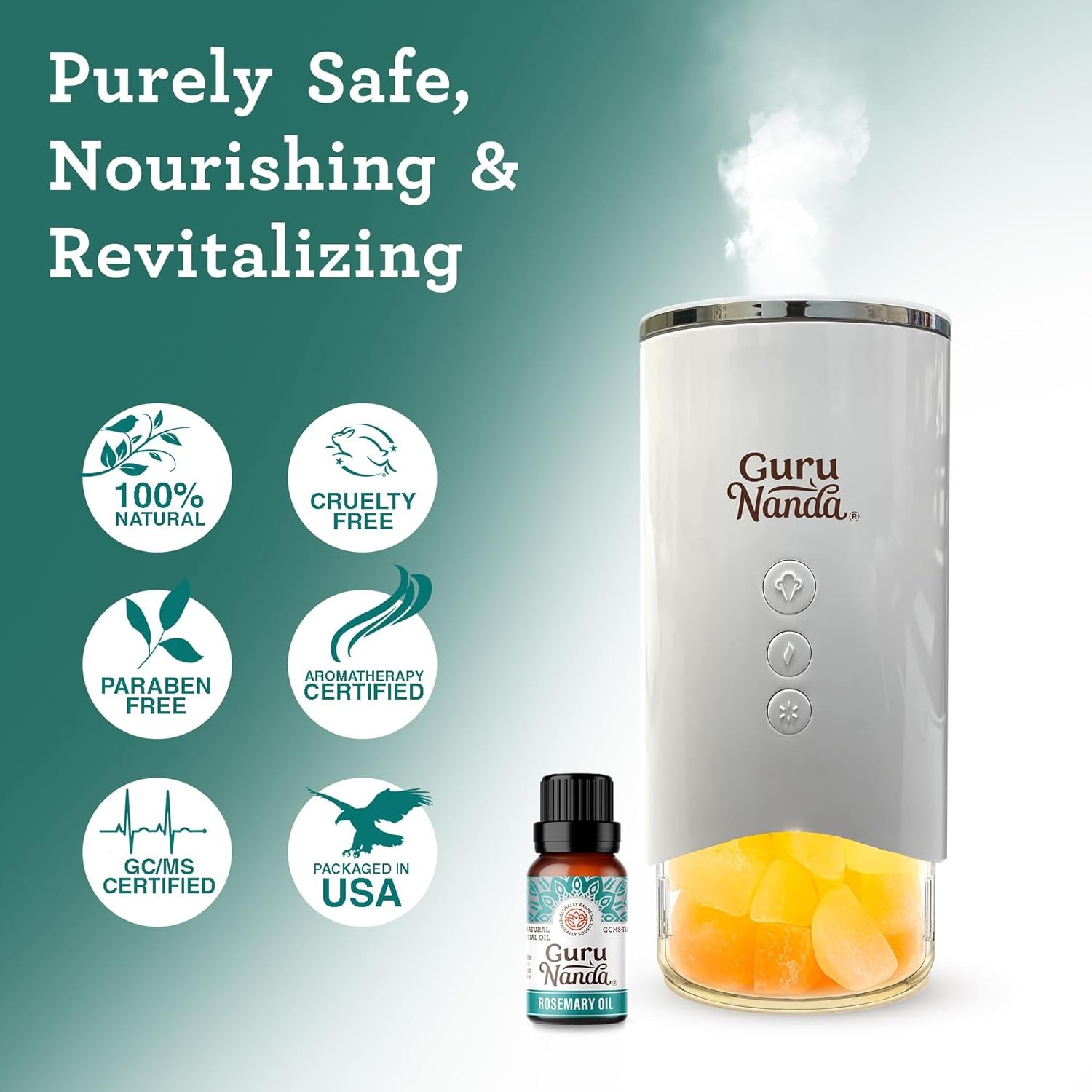 GuruNanda Rosemary Essential Oil - 100% Pure & Natural, Undiluted, Non-GMO - for Hair, Skin & Aromatherapy Diffuser - 15ML - Image 6