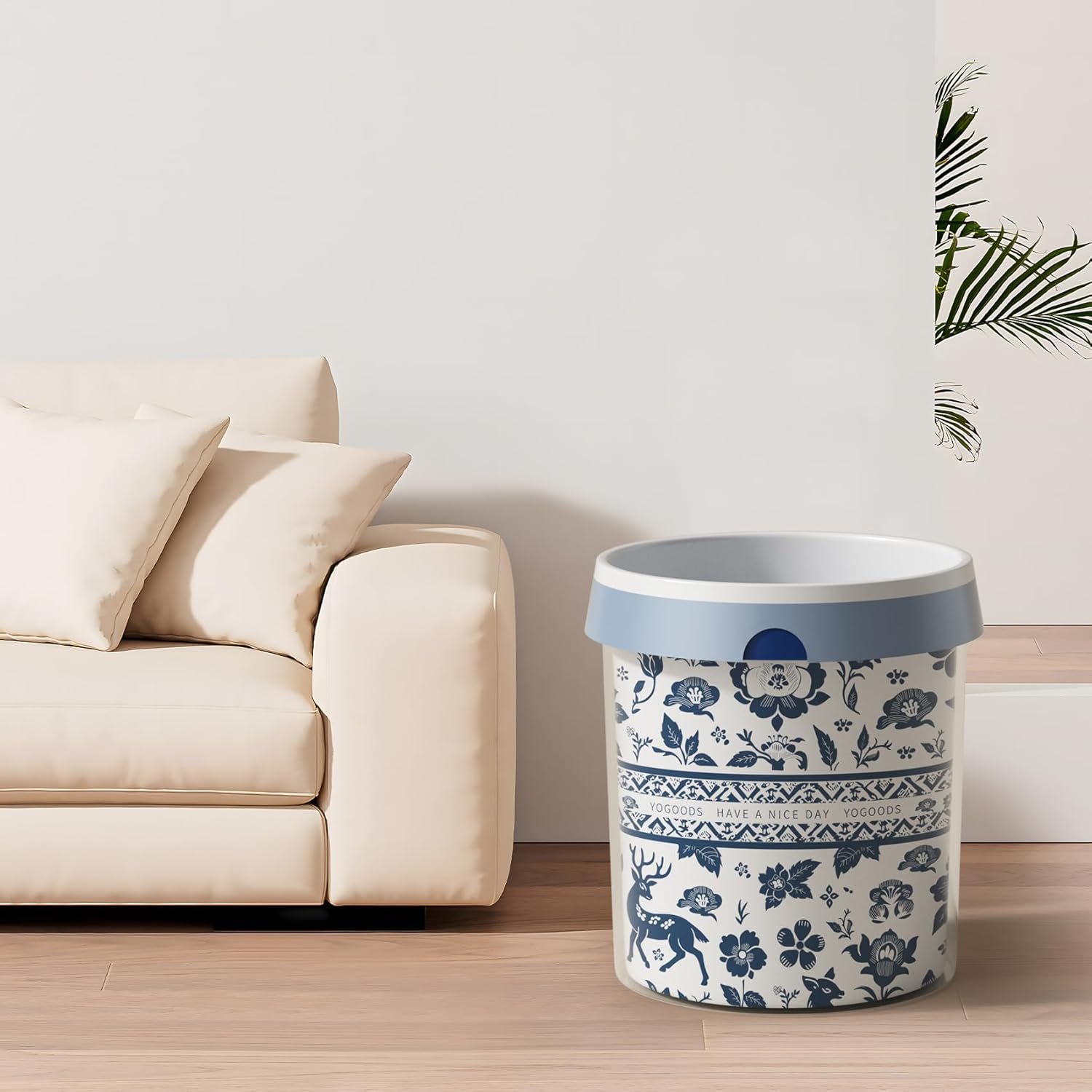 Sturdy Kitchen Drawstring Trash Bags, 13 Gallon Large Garbage Bags, 60 Counts Trash Bags for Office, Kitchen, Bedroom Trash Cans, Colored Portable Sturdy Trash Bags, Trash Basket Bags - Image 8