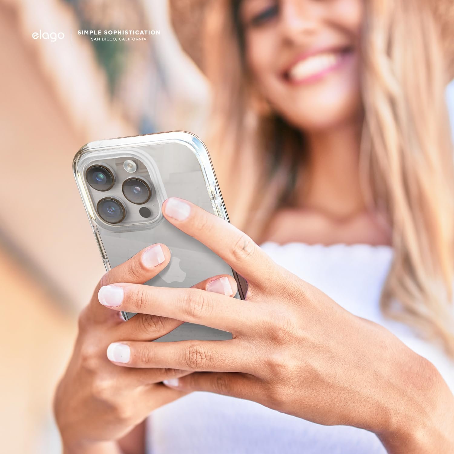 elago Hybrid Clear Case Compatible with iPhone 15 Pro Max Case, Crystal Clear, PC + TPU Hybrid Technology, US Military Grade Drop Protection, Reduced Yellowing (Transparent) - Image 9