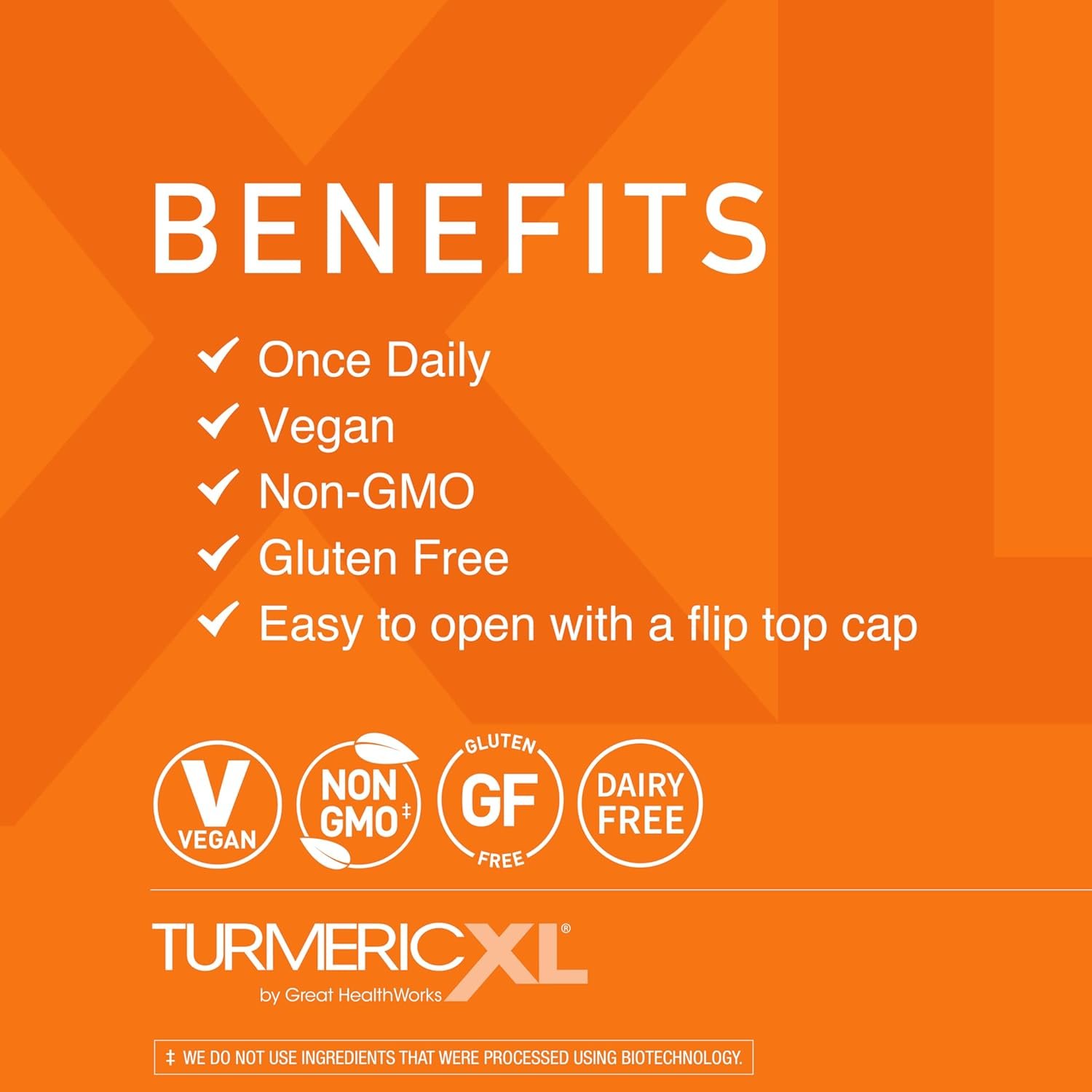 TurmericXL Natural Joint Support & Healthy Inflammatory Response Supplement - 250mg Turmeric Extract Delivers 45x More Curcumin - High Absorption, Gluten-Free – 30 Veggie Capsules - Image 6