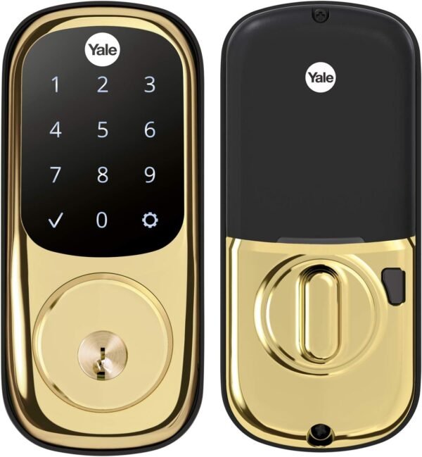 Yale Assure Lock - Wi-Fi Touchscreen Smart Lock - Polished Brass - Image 5