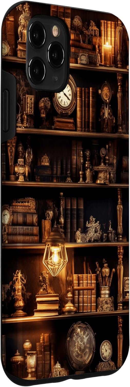 iPhone 11 Pro Max Magic Bookshelf Steampunk Case - Image 4