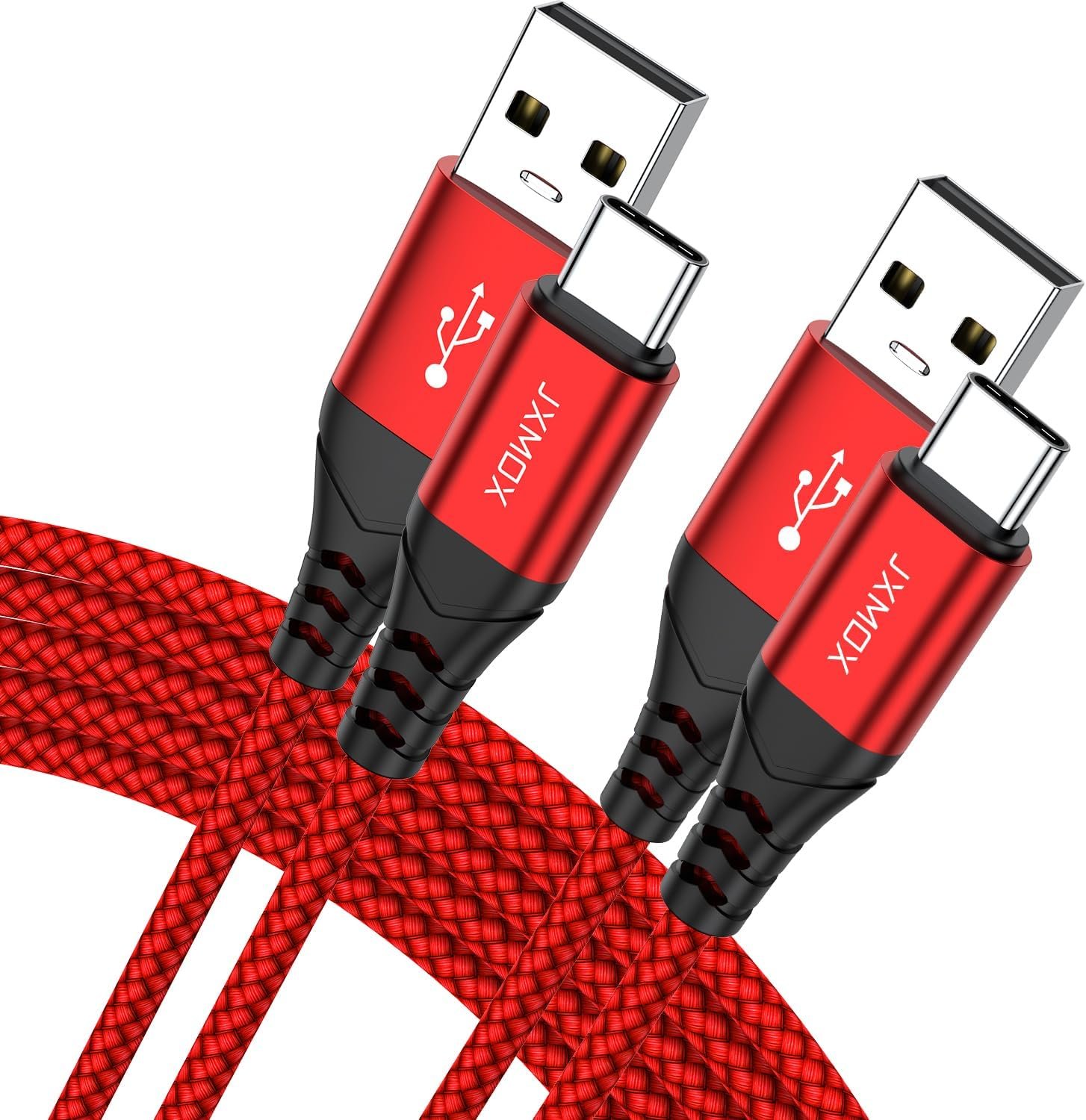 USB C Cable 3A Fast Charging, (2-Pack 3ft) USB A to USB Type C Charger Cord Car Carplay Cable for iPhone 15 16 Pro Max Plus, Samsung Galaxy S21 S20 Ultra S10 S9 S8 Note 10 9, A11 A12 A20 A21 A51 A71 - Image 2