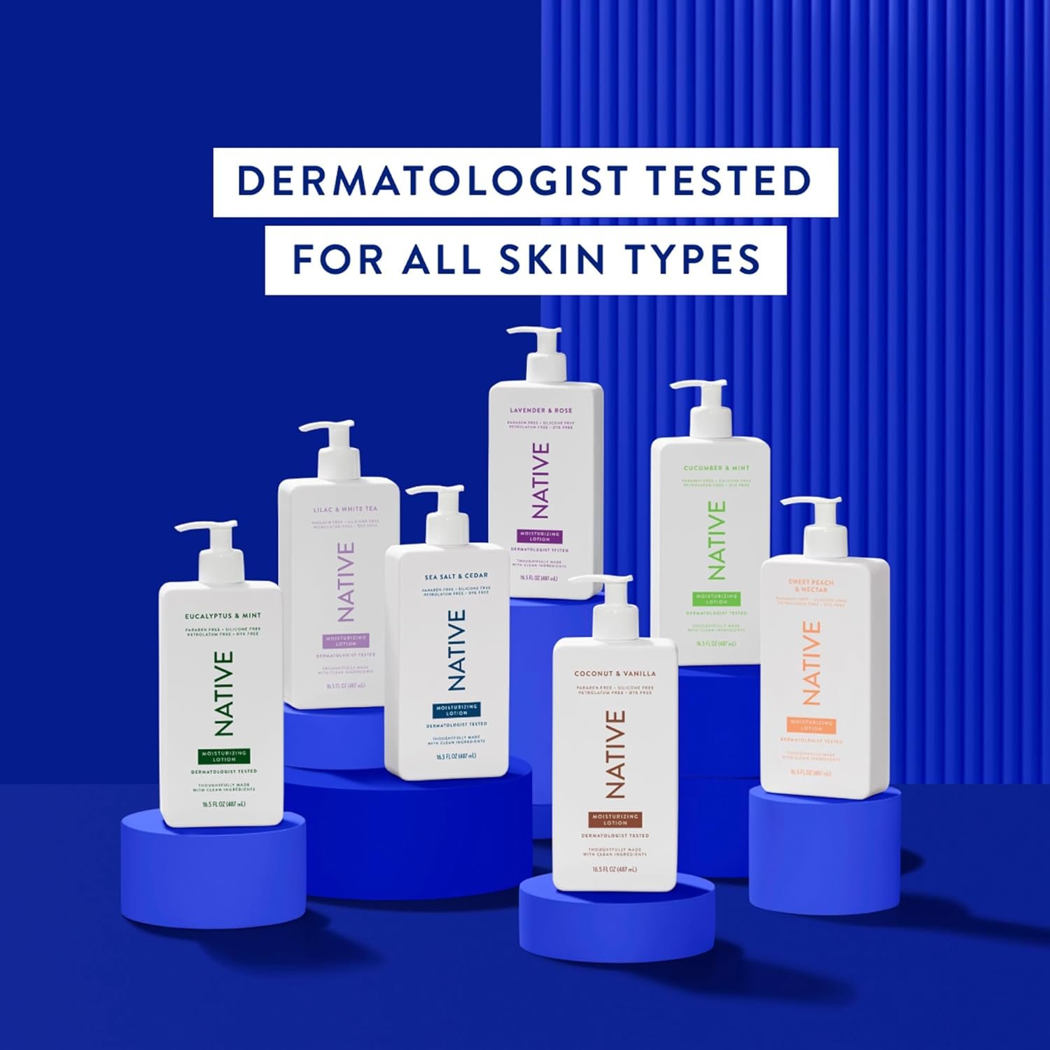 Native Body Lotion Contains Naturally Derived Plant-Based Moisturizers for Women and Men | Restores Dry Skin, Sea Salt & Cedar, 16.5 fl oz - Image 7