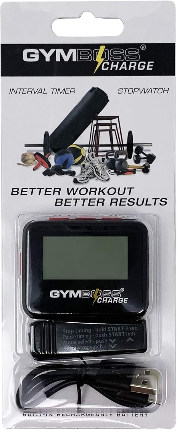 Gymboss Charge Interval Timer and Stopwatch - Image 6