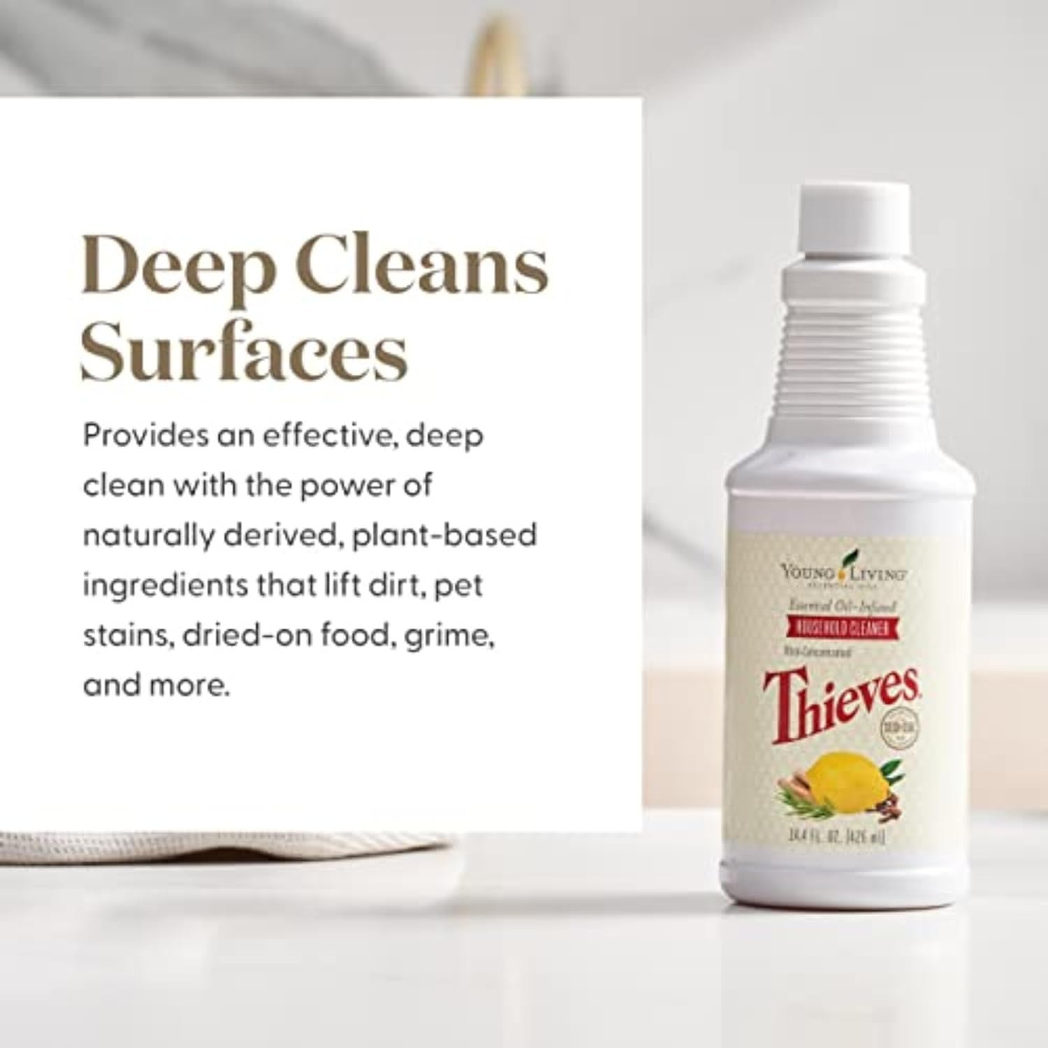 Thieves Household Cleaner 14.4 oz | Plant-Based All-Purpose Cleaner with Essential Oils | Safe for Floors, Mirrors, Carpets & Pet Areas - Image 5