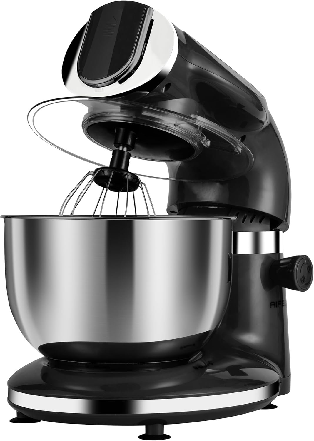 Aifeel Stand Mixer, 8.5QT+ 6QT Two Stainless Steel Bowls Electric Food Mixer, 7 in 1 Multifunctional Kitchen Mixer with Dough Hook, Whisk, Beater, Meat Grinder,Pasta & Cookie Maker-Black - Image 4