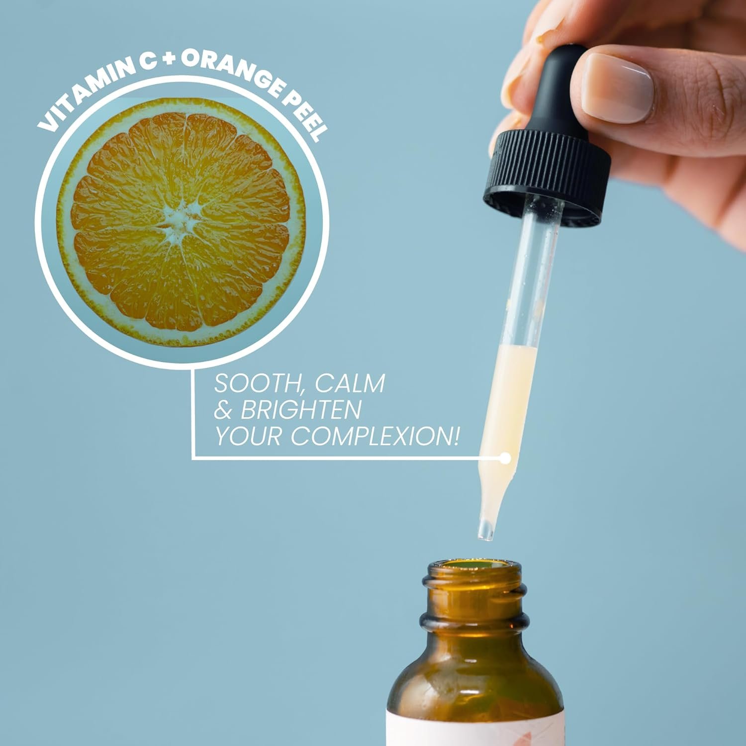 Vitamin C Serum 20% For Face, Pure Vitamin C Face Serum for Wrinkles, Acne, Dry Skin, and Dark Spots - Facial Vitamin C Serum (1oz) - Image 6