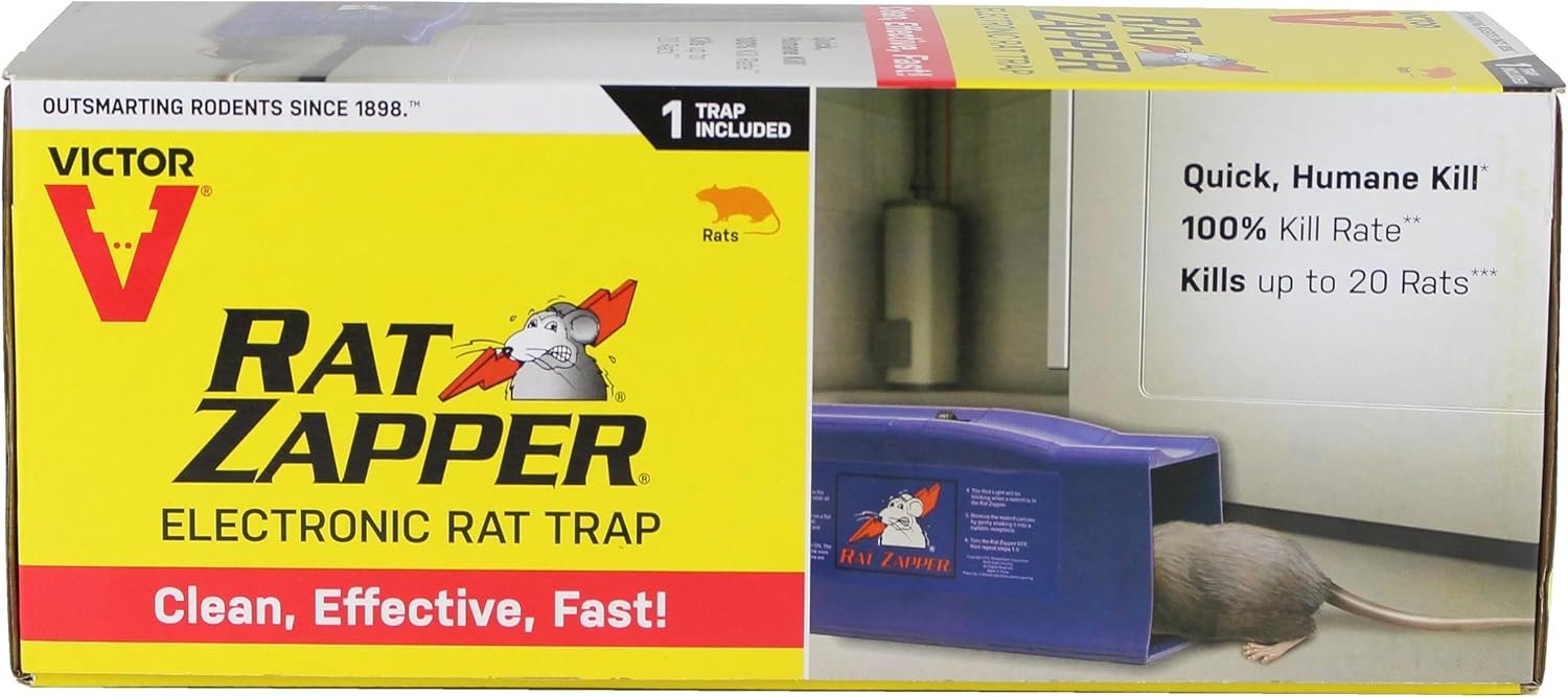 Classic RZC001-4 Indoor Electronic Mouse and Rat Trap - 1 Electric Trap - Image 14