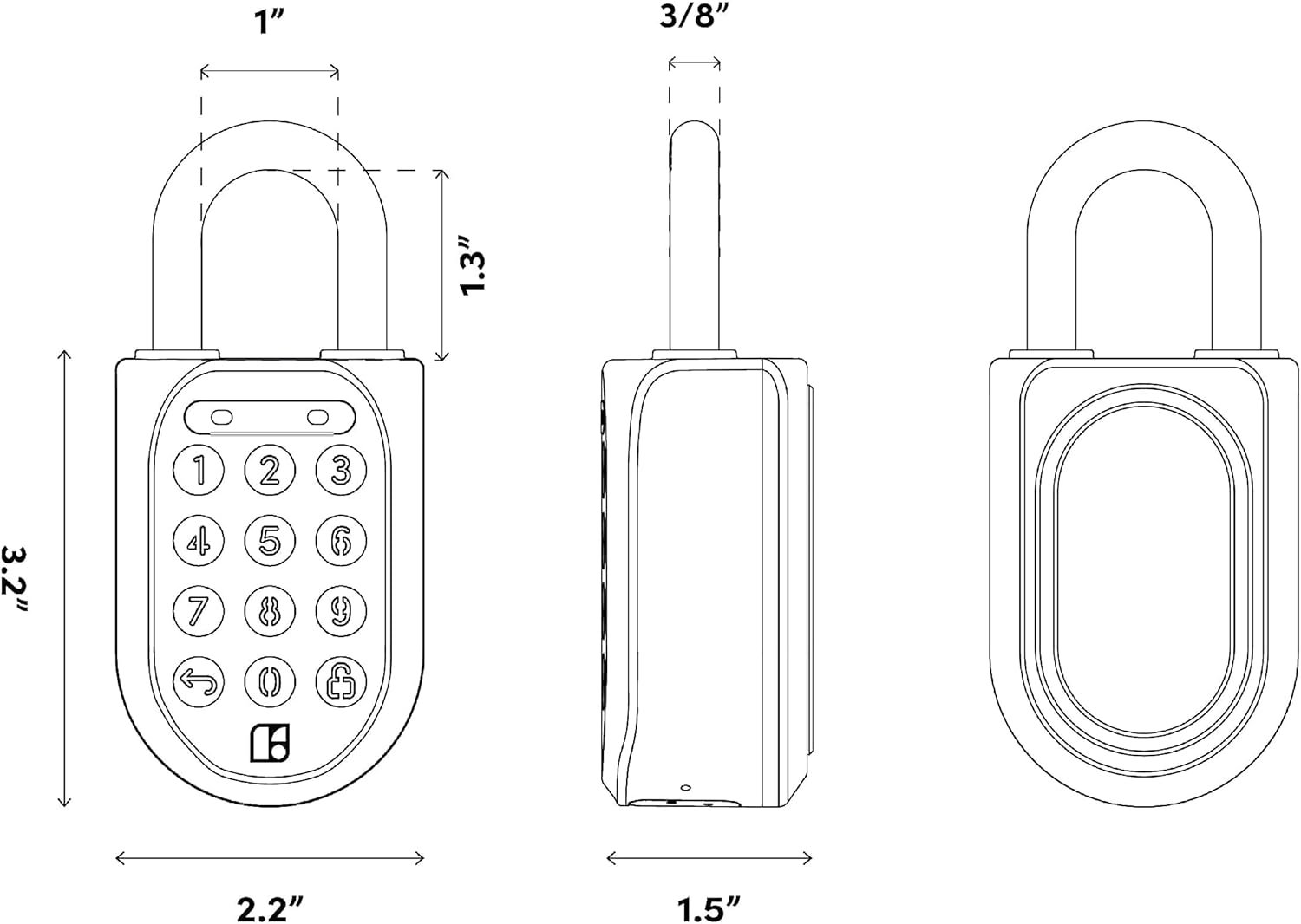 igloohome New Smart Padlock 2 (SP2), The Toughest Smart Padlock – Generate Access from Anywhere with The Mobile app (iOS/Android) – No WiFi Needed, Waterproof & Rechargeable - Image 9